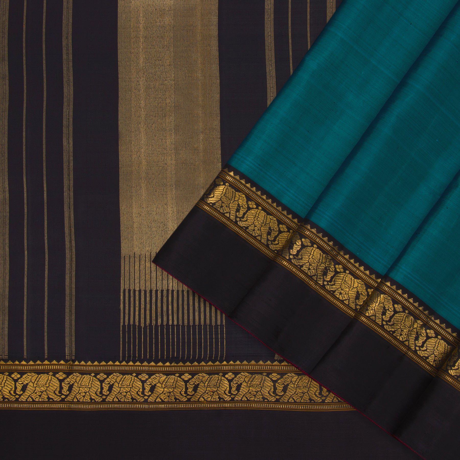 Kanakavalli Kanjivaram Silk Sari 22-611-HS001-11414 - Cover View