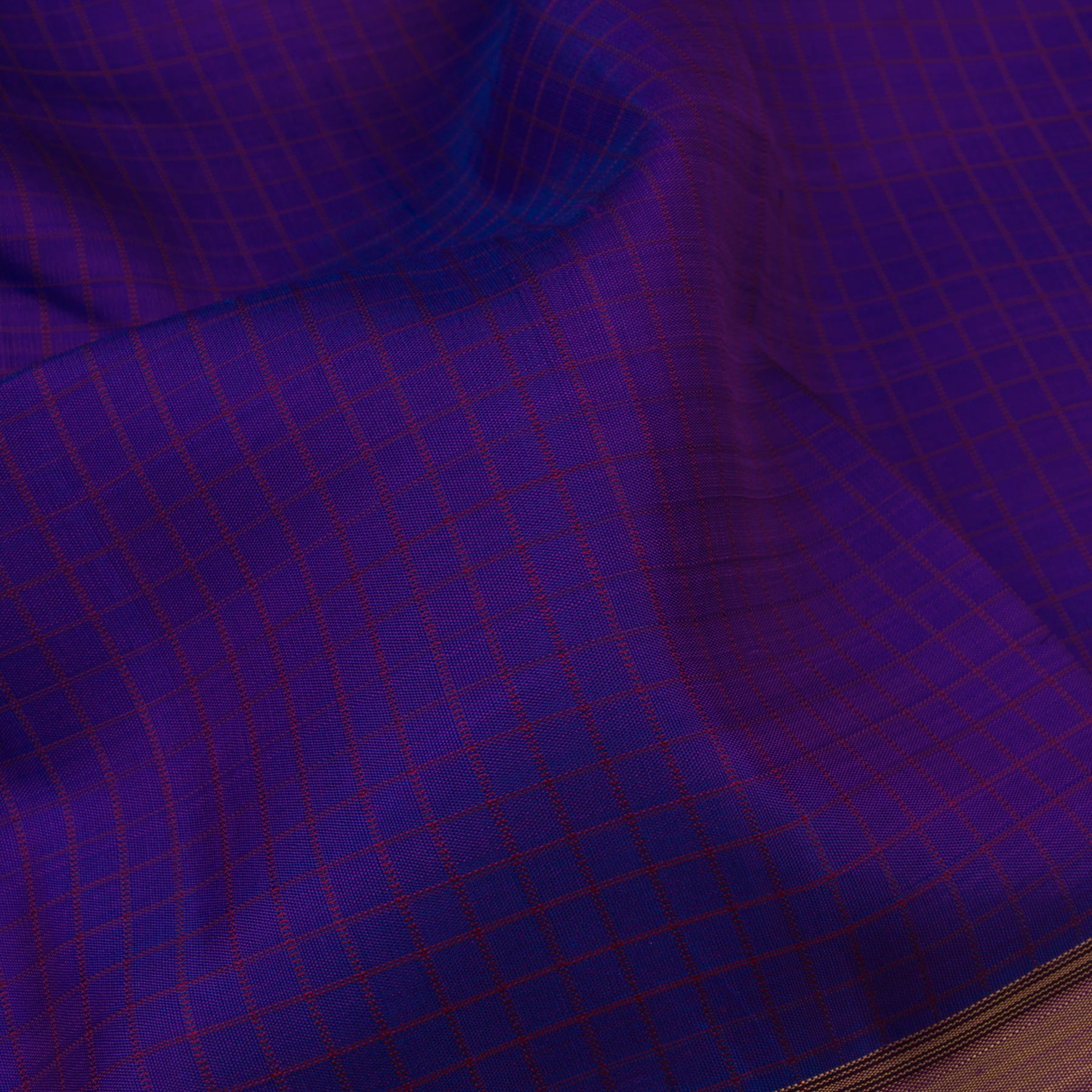 Kanakavalli Kanjivaram Silk Sari 22-611-HS001-12797 - Fabric View