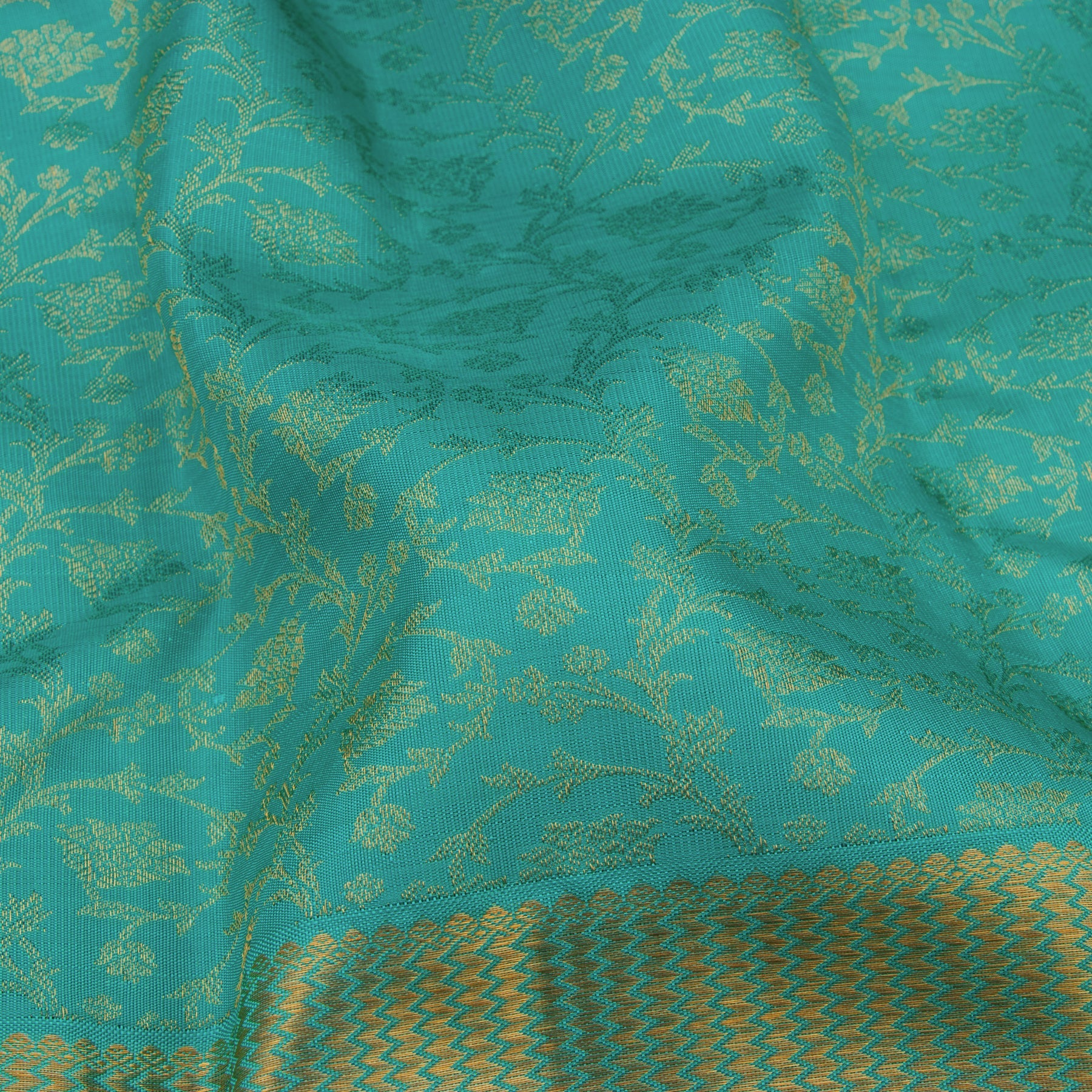 Kanakavalli Kanjivaram Silk Sari 22-612-HS001-07437 - Fabric View
