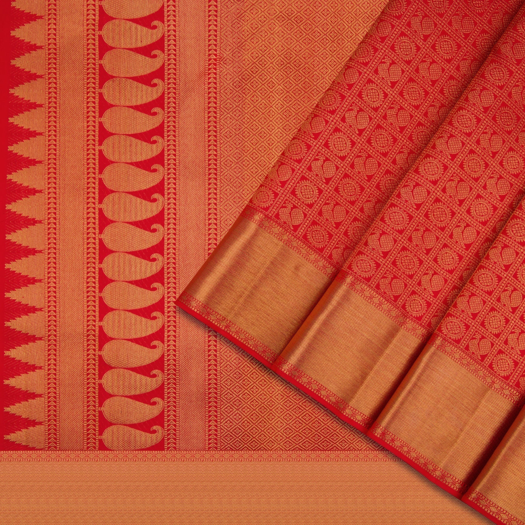 Kanakavalli Kanjivaram Silk Sari 22-612-HS001-07453 - Cover View