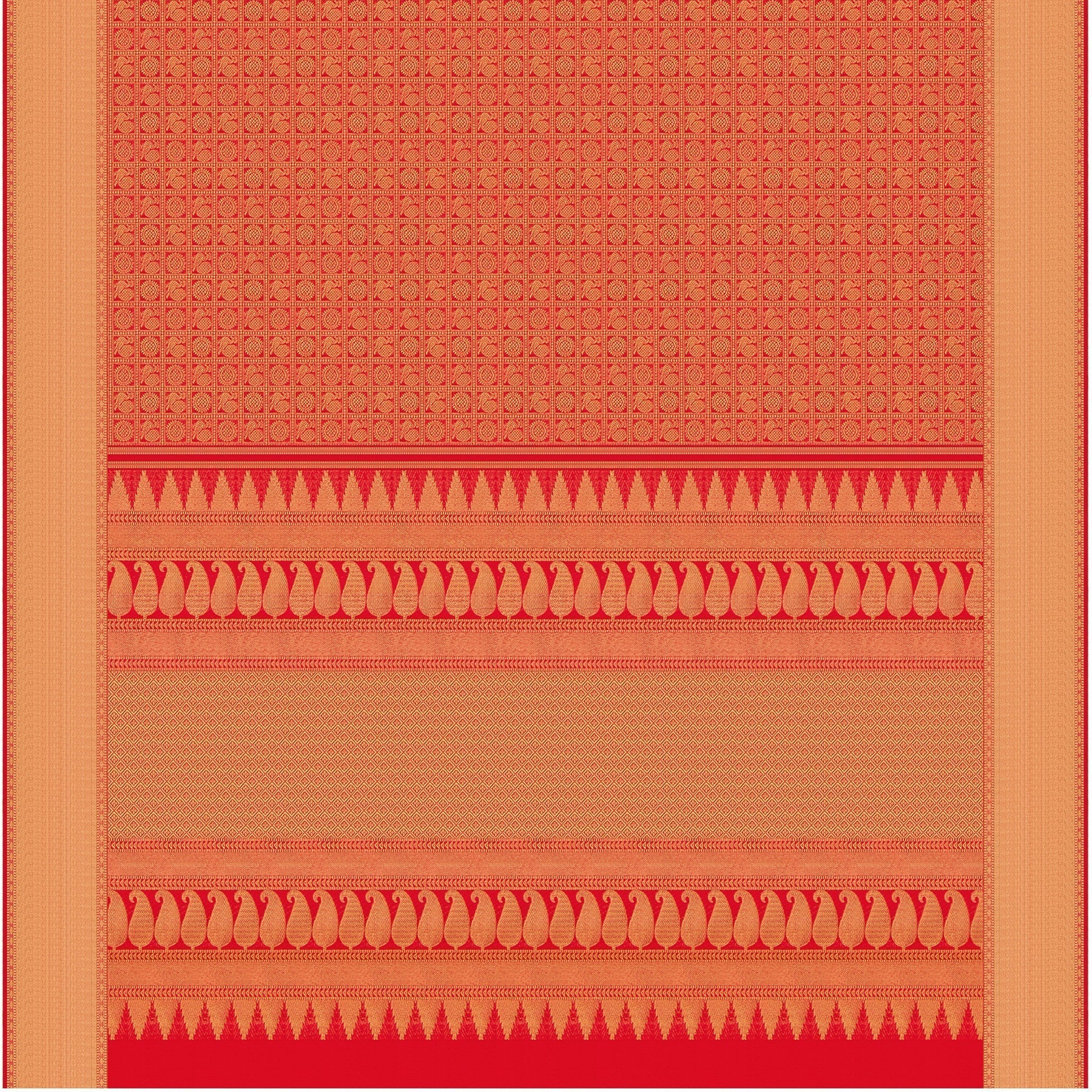 Kanakavalli Kanjivaram Silk Sari 22-612-HS001-07453 - Full View