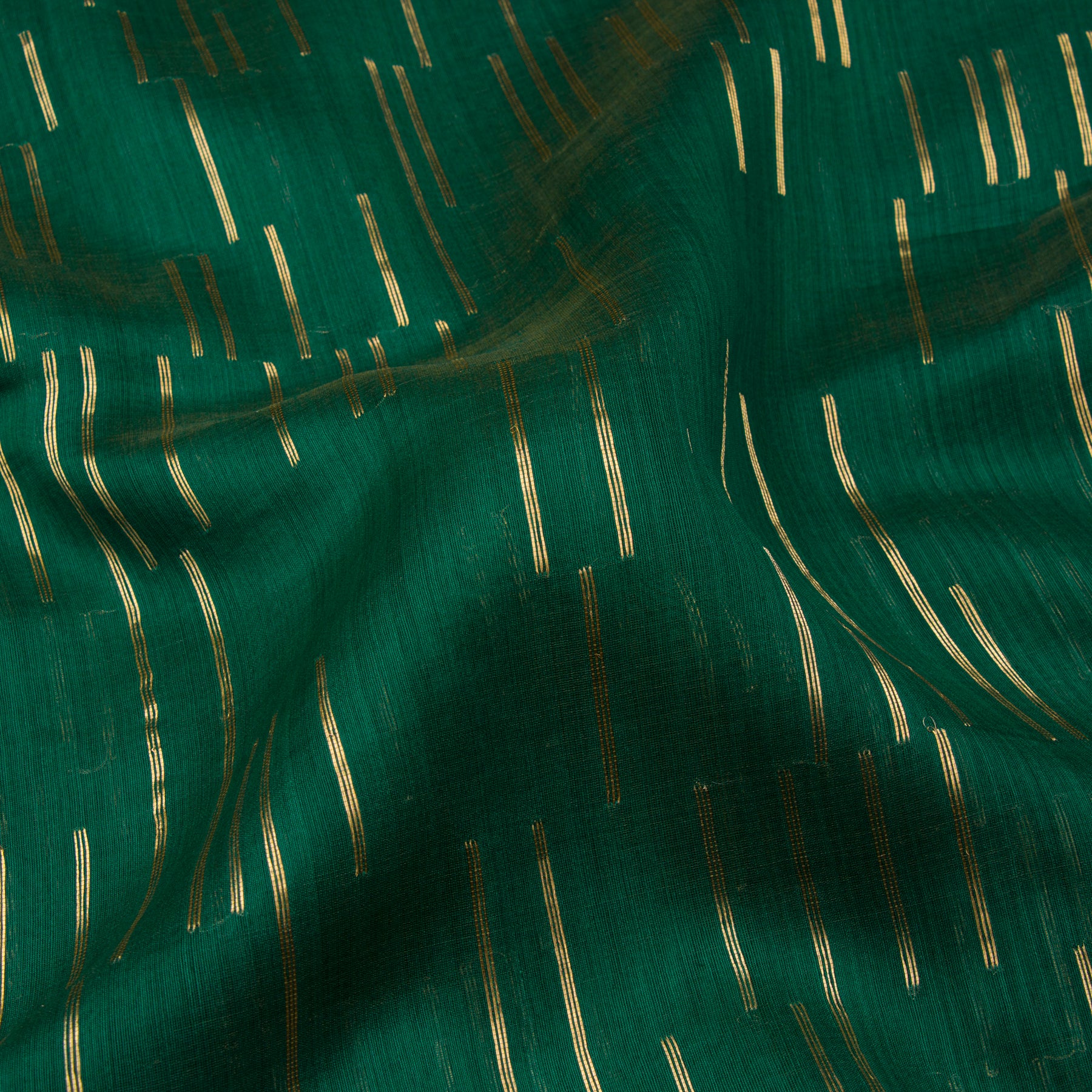 Pradeep Pillai Chanderi Silk/Cotton Sari 23-008-HS005-00281 - Fabric View