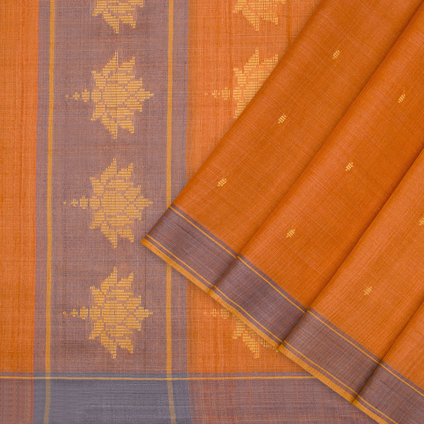 Pradeep Pillai Tussore Silk Sari 23-008-HS002-00612 - Cover View