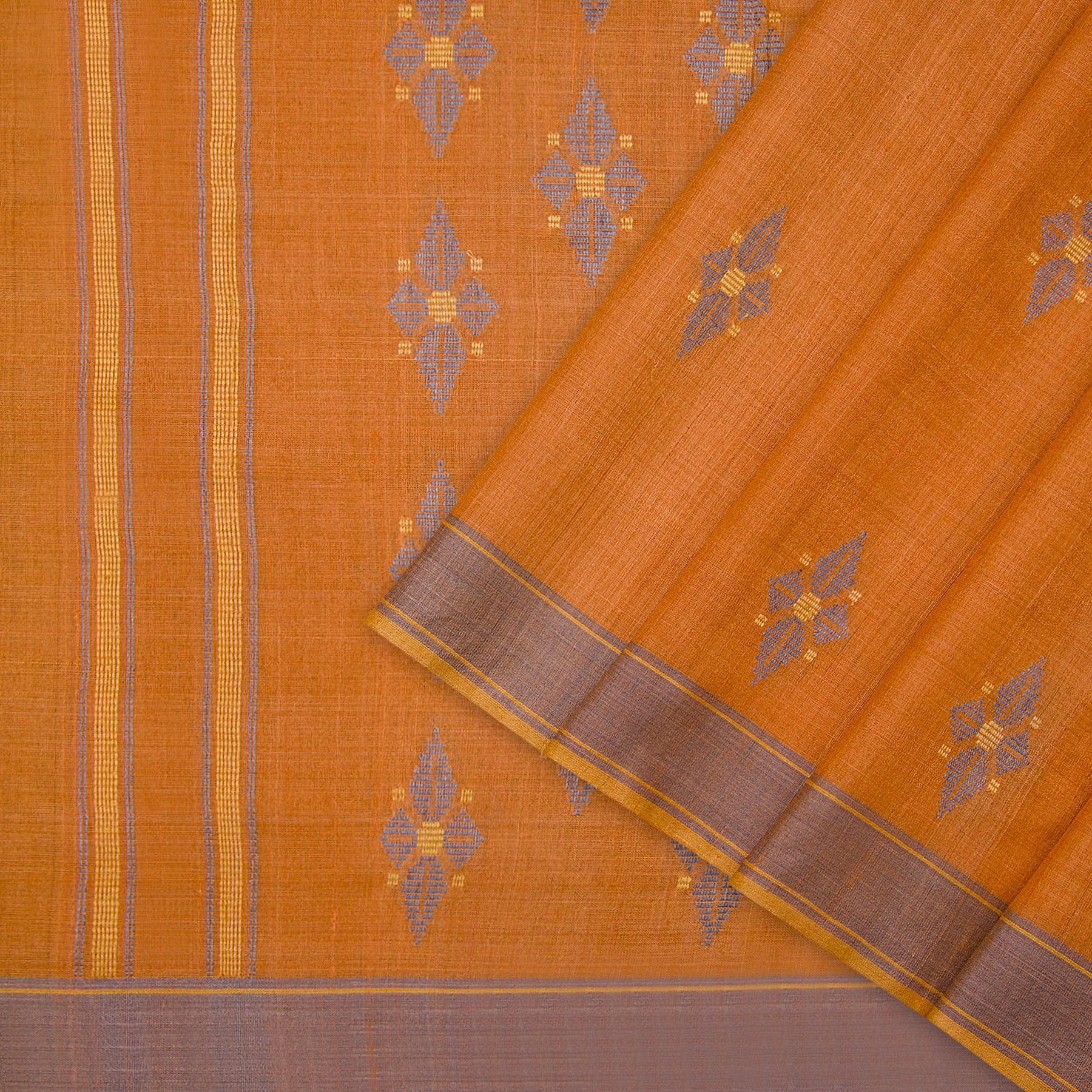 Pradeep Pillai Tussore Silk Sari 23-008-HS002-00838 - Cover View