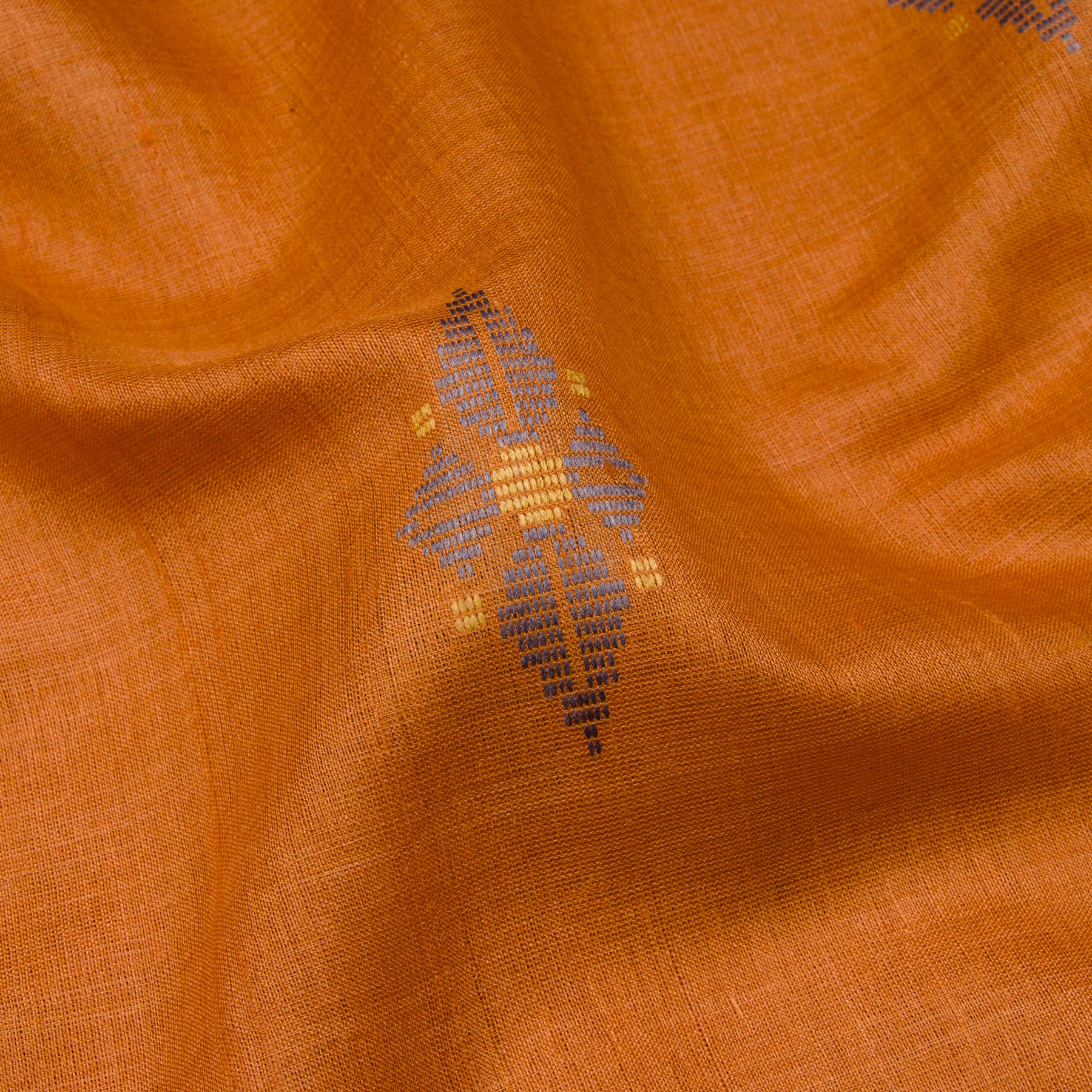 Pradeep Pillai Tussore Silk Sari 23-008-HS002-00838 - Fabric View