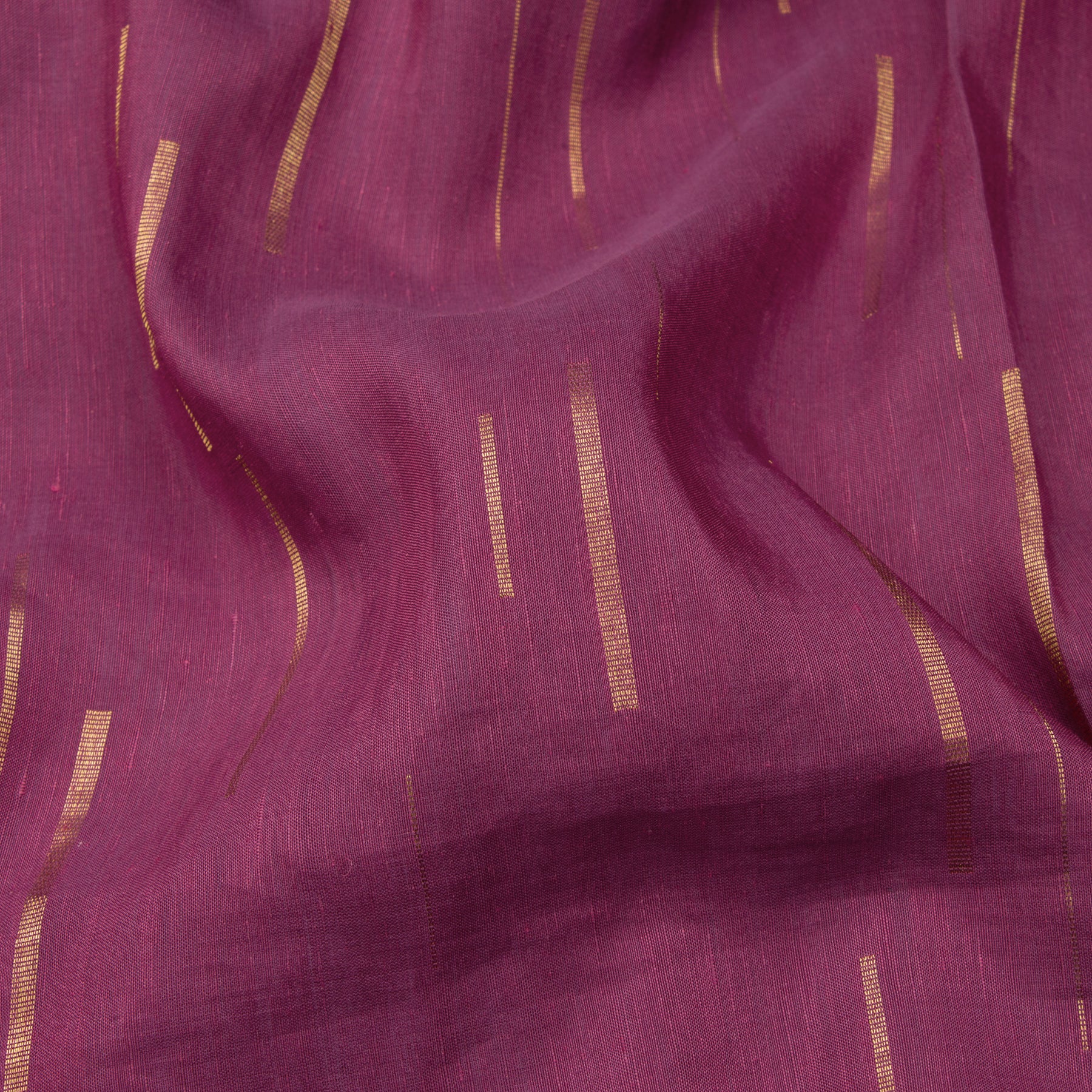 Pradeep Pillai Linen/Silk Sari 23-008-HS004-00014 - Fabric View
