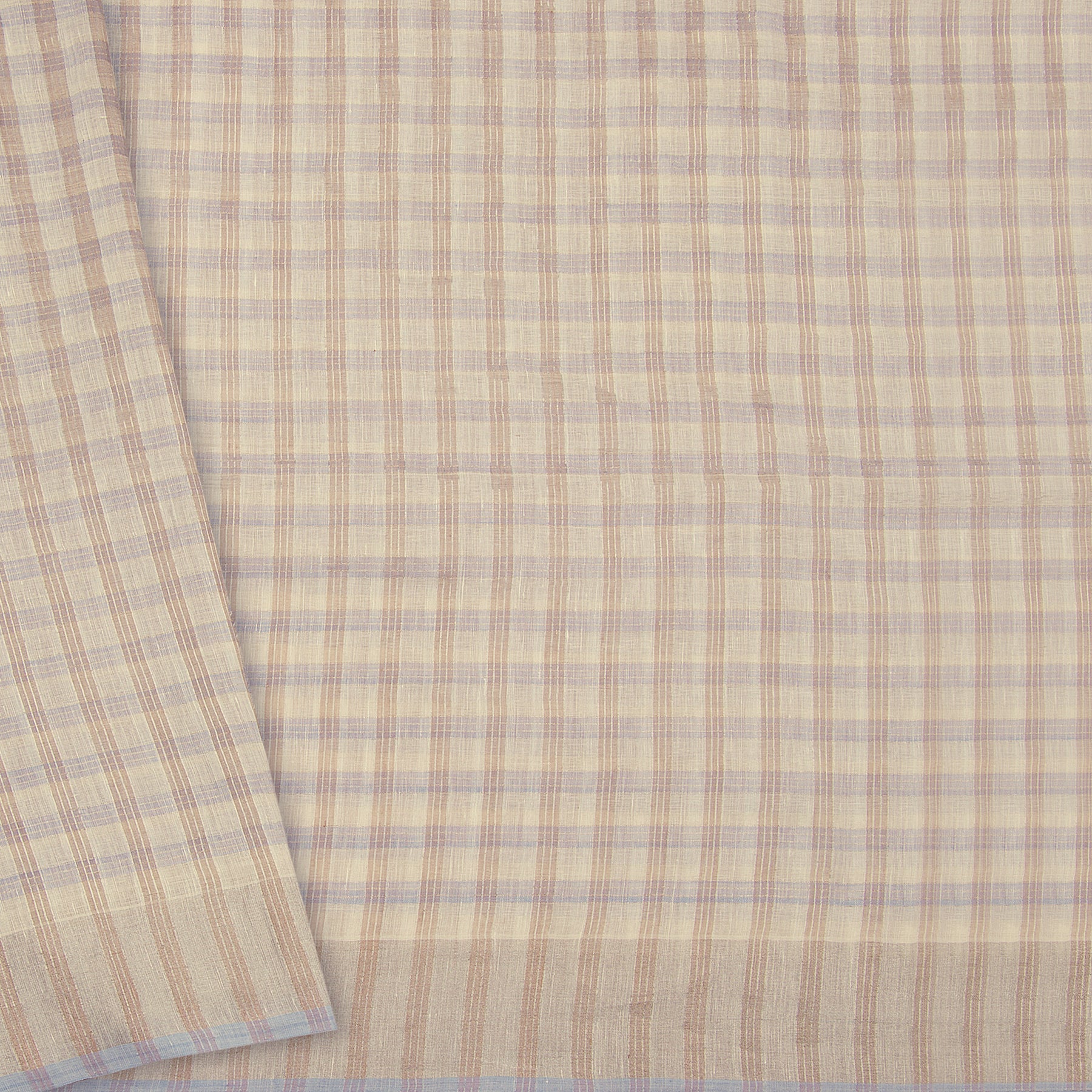 Pradeep Pillai Linen/Cotton Sari 23-008-HS004-00483 - Blouse View