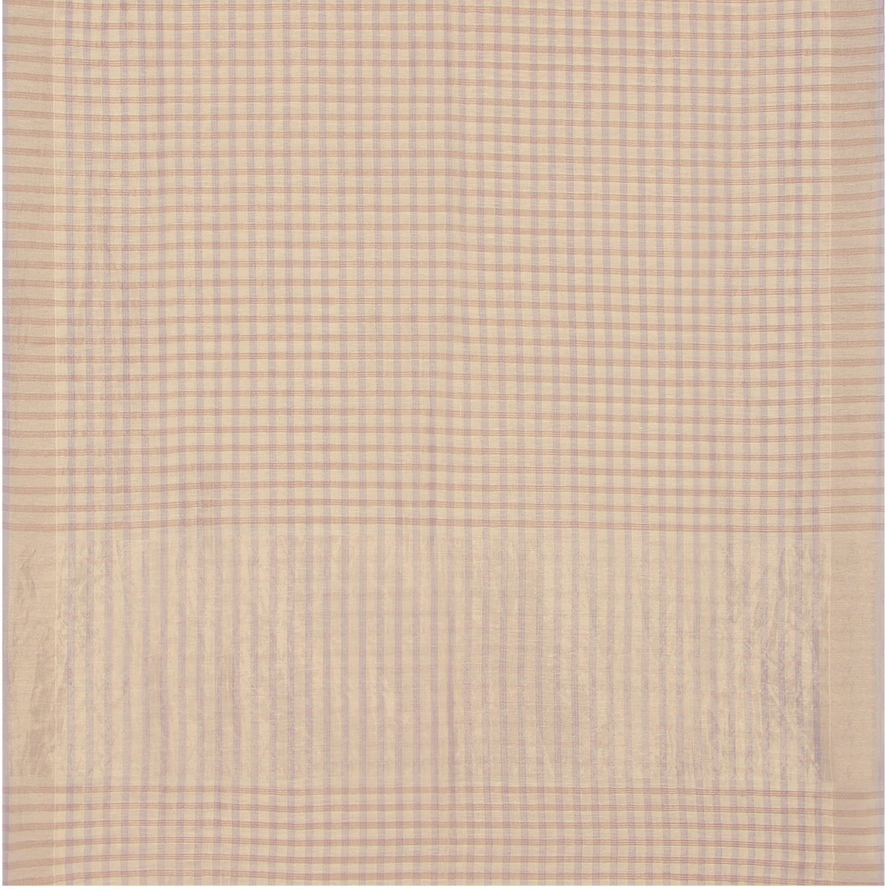 Pradeep Pillai Linen/Cotton Sari 23-008-HS004-00483 - Full View