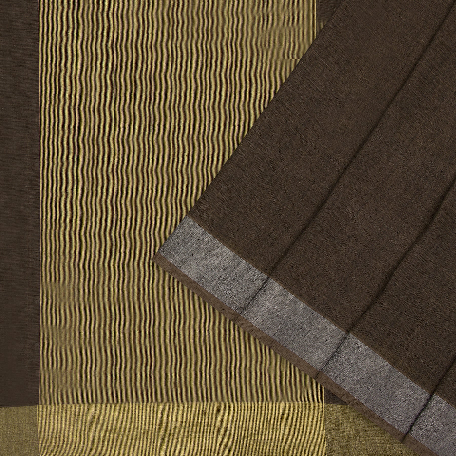 Pradeep Pillai Linen/Cotton Sari 23-008-HS004-00532 - Cover View