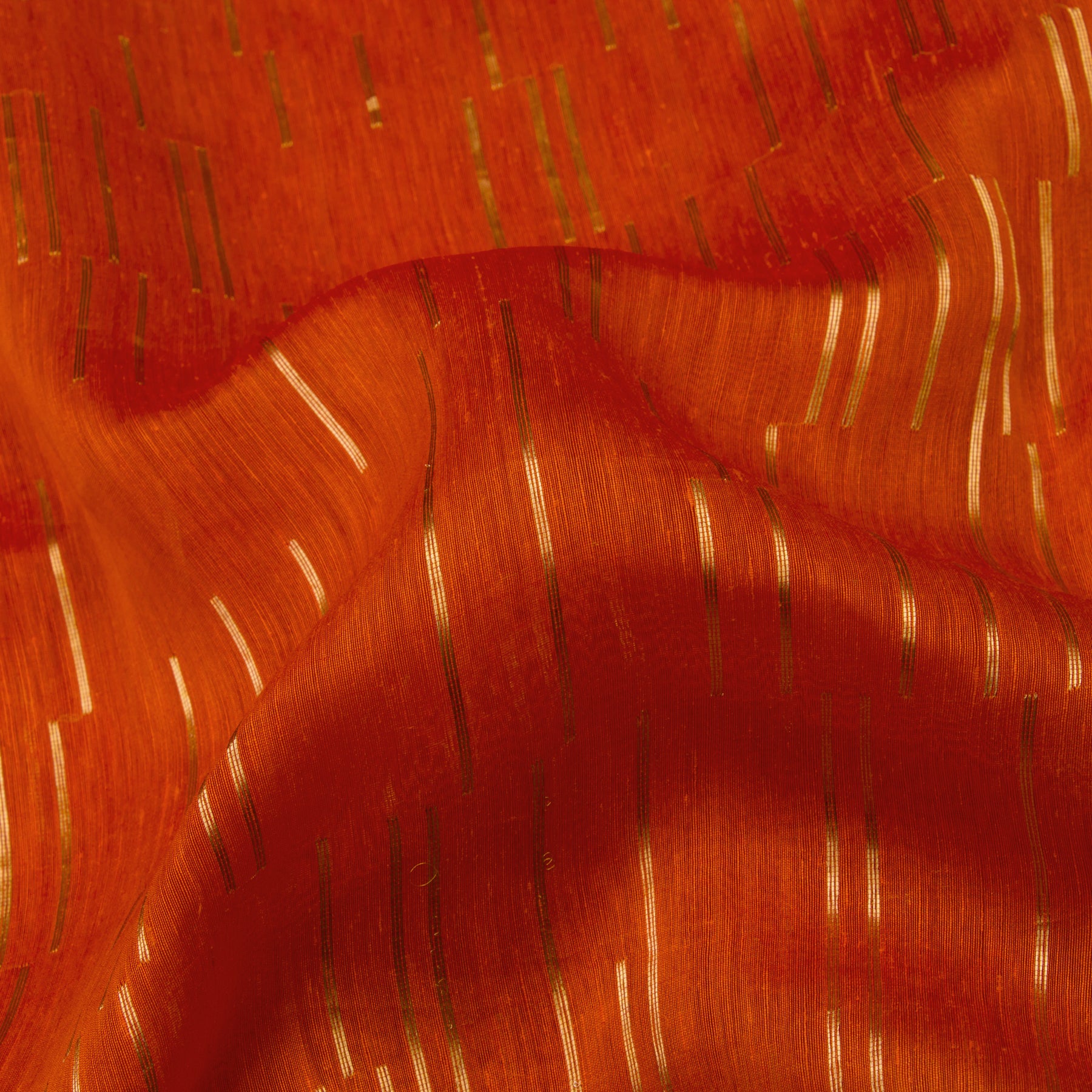 Pradeep Pillai Linen/Silk Sari 23-008-HS004-00875 - Fabric View