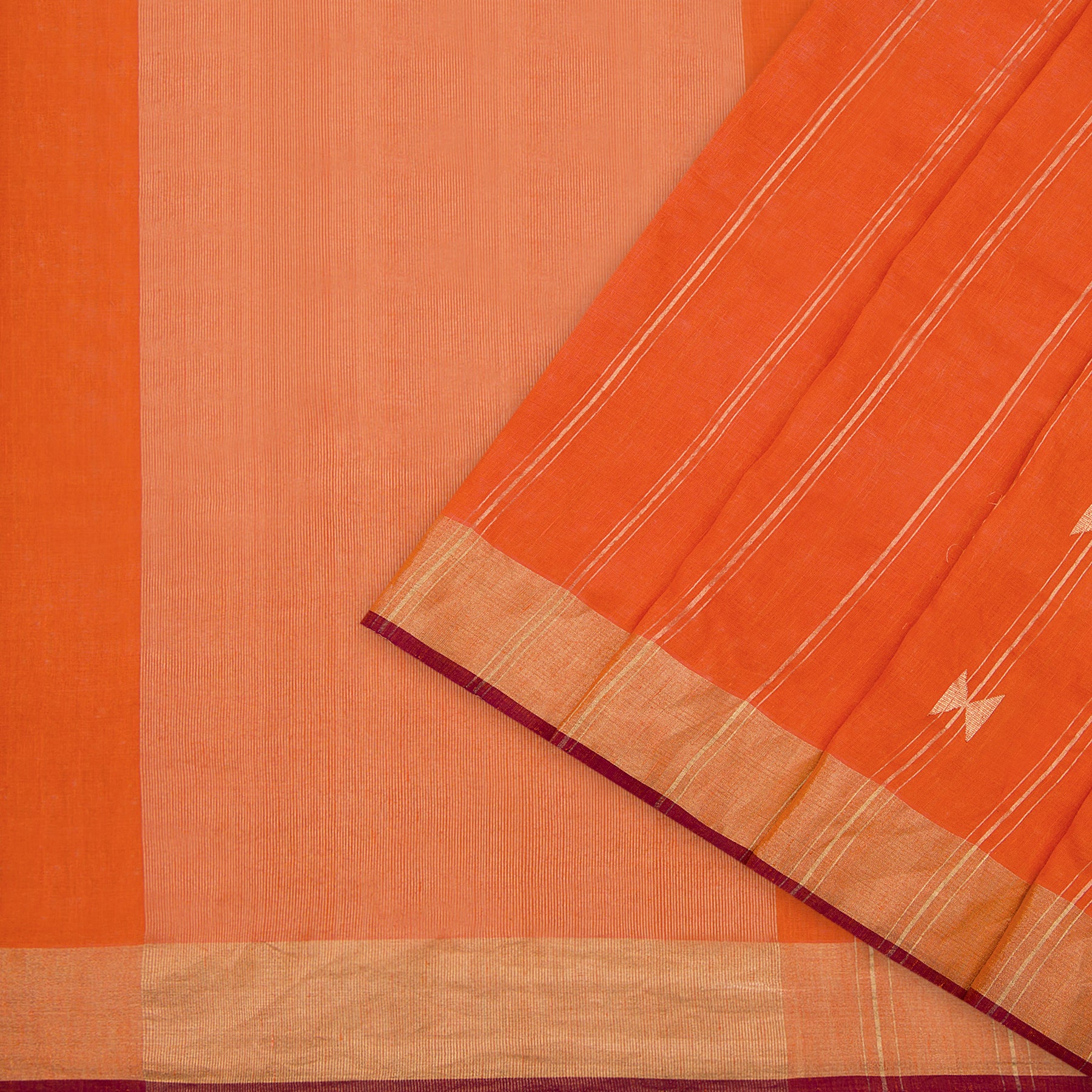 Pradeep Pillai Linen/Cotton Sari 23-008-HS004-00891 - Cover View