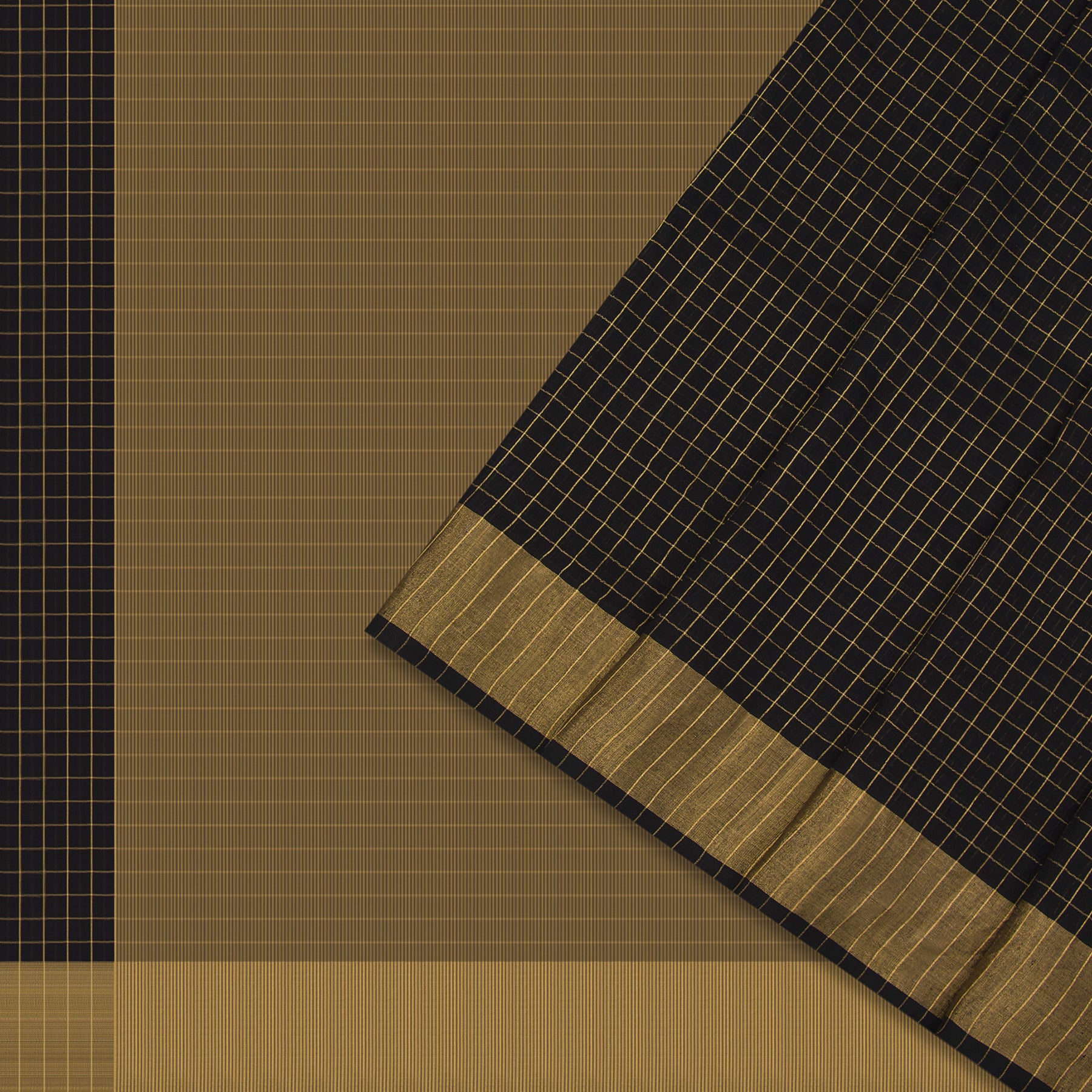 Pradeep Pillai Linen/Cotton Sari 23-008-HS004-00892 - Cover View