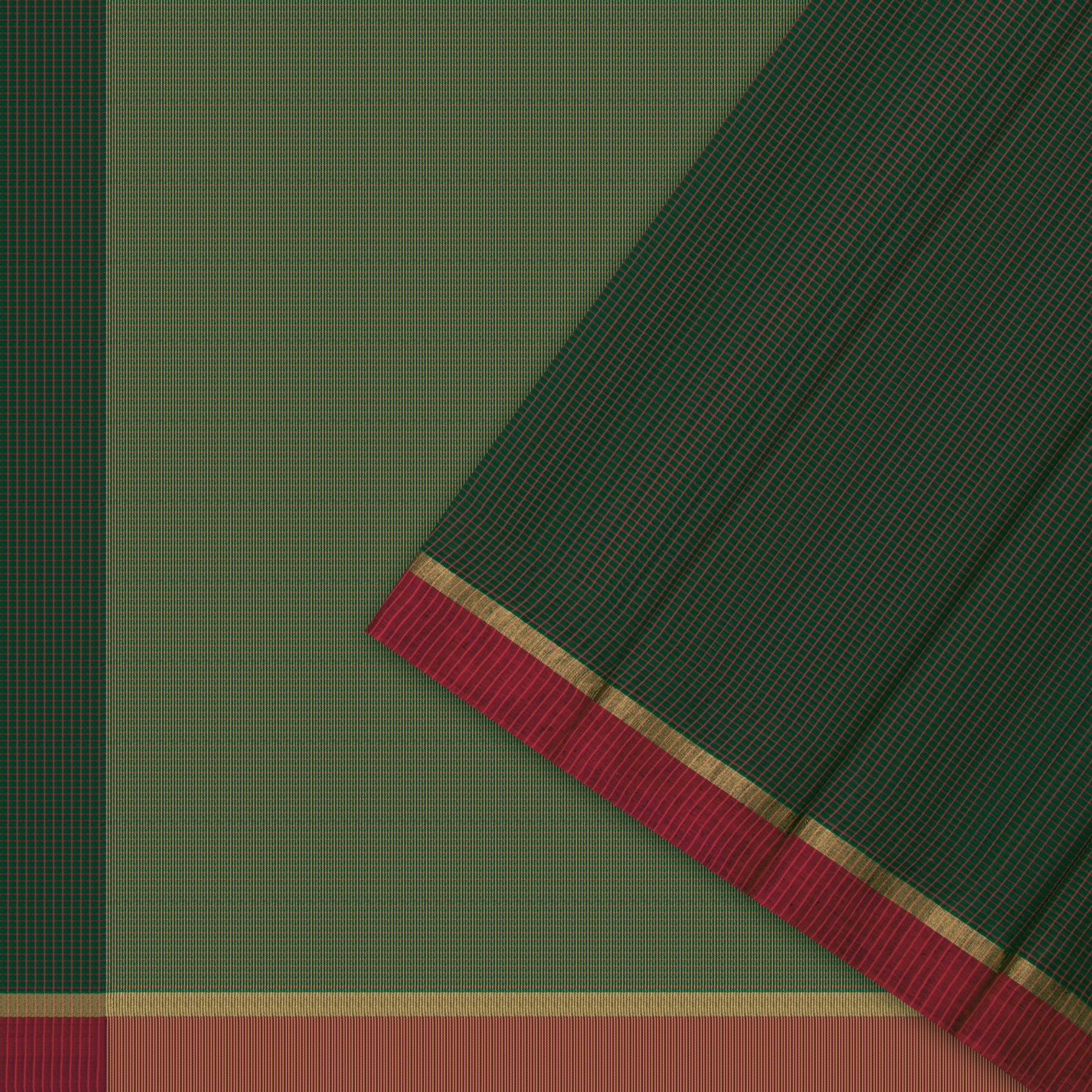 Pradeep Pillai Linen/Cotton Sari 24-008-HS004-00366 - Cover View