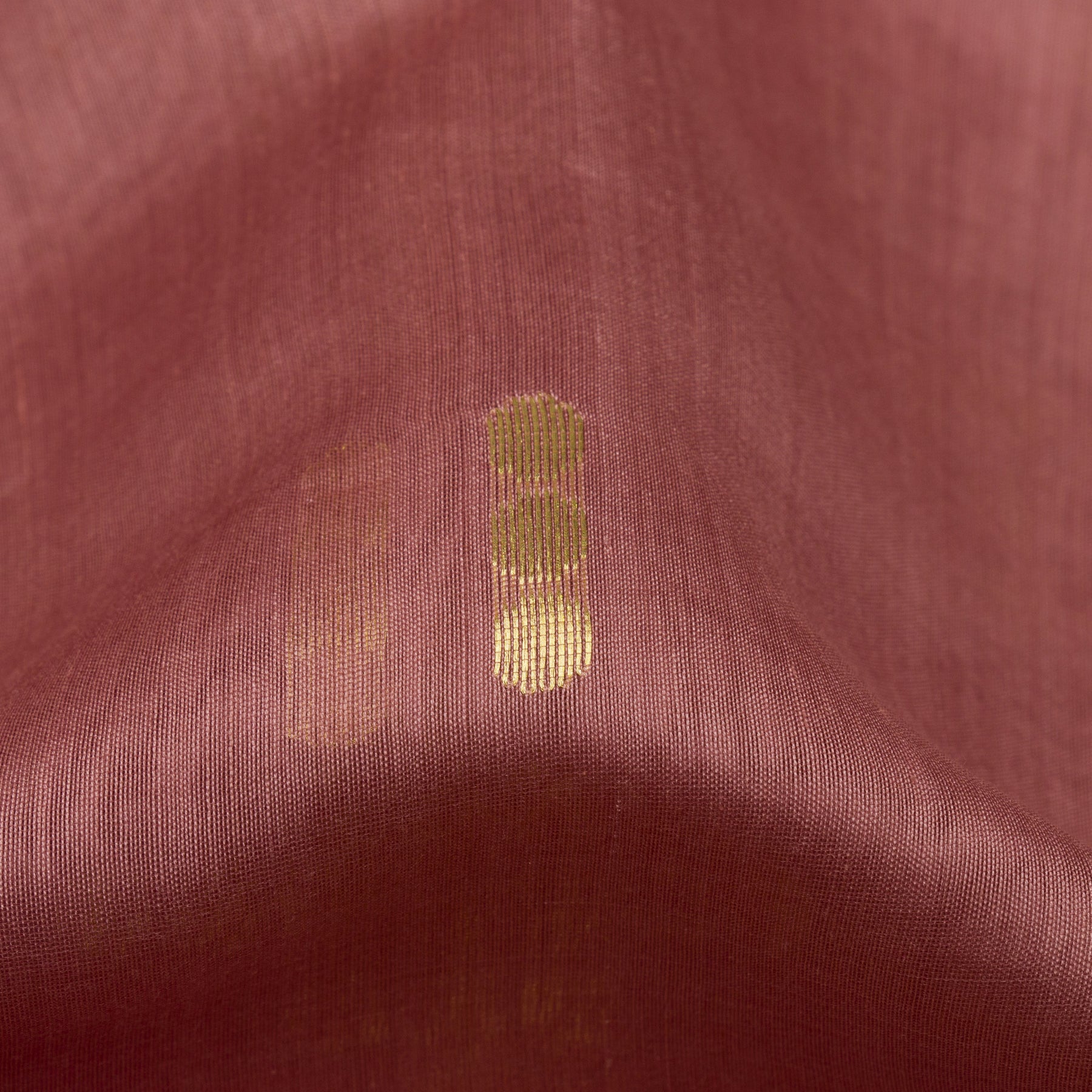 Pradeep Pillai Chanderi Silk/Cotton Sari 23-008-HS005-00229 - Fabric View