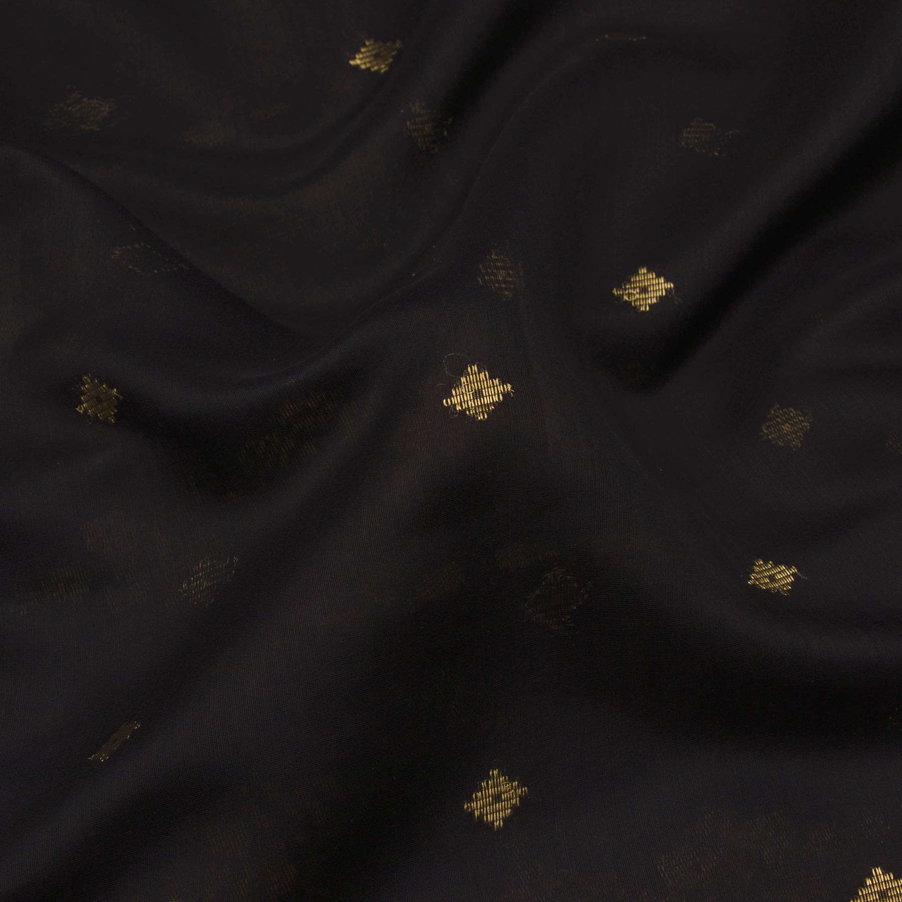 Pradeep Pillai Chanderi Silk/Cotton Sari 23-008-HS005-00809 - Fabric view