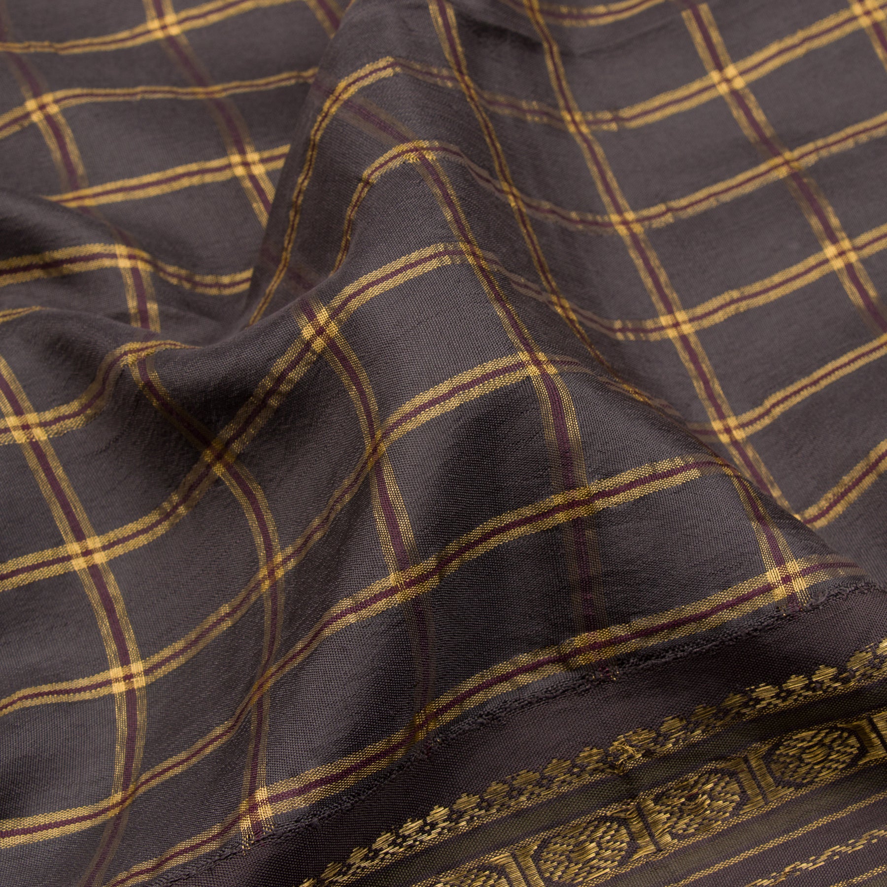 Kanakavalli Kanjivaram Silk Sari 23-040-HS001-00834 - Fabric View