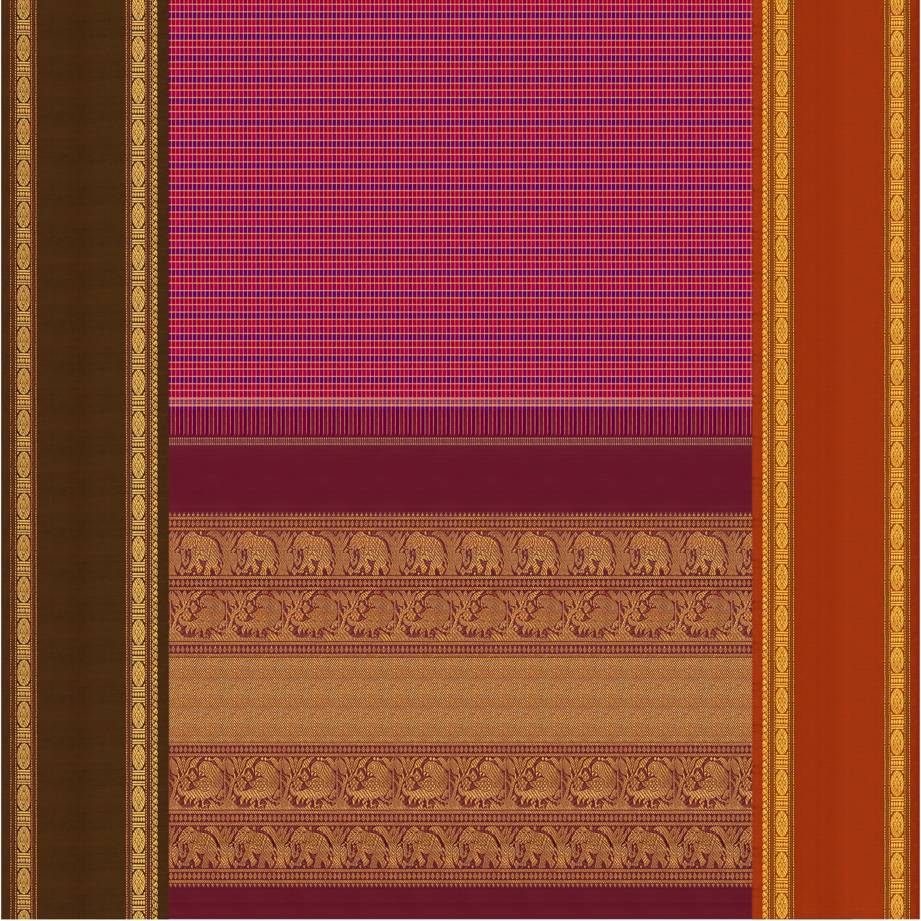 Kanakavalli Kanjivaram Silk Sari 23-040-HS001-00835 - Full View