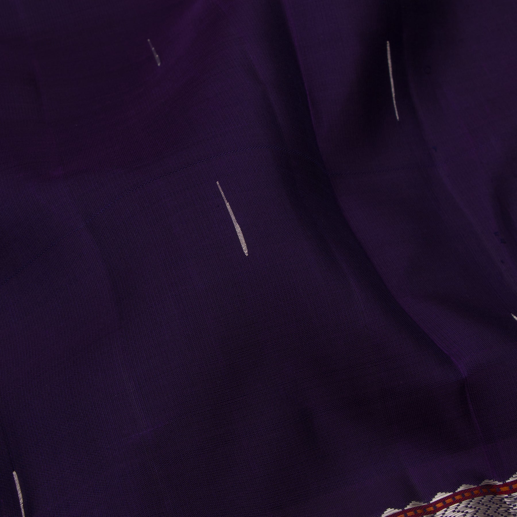 Kanakavalli Kanjivaram Silk Sari 23-040-HS001-00837 - Fabric View