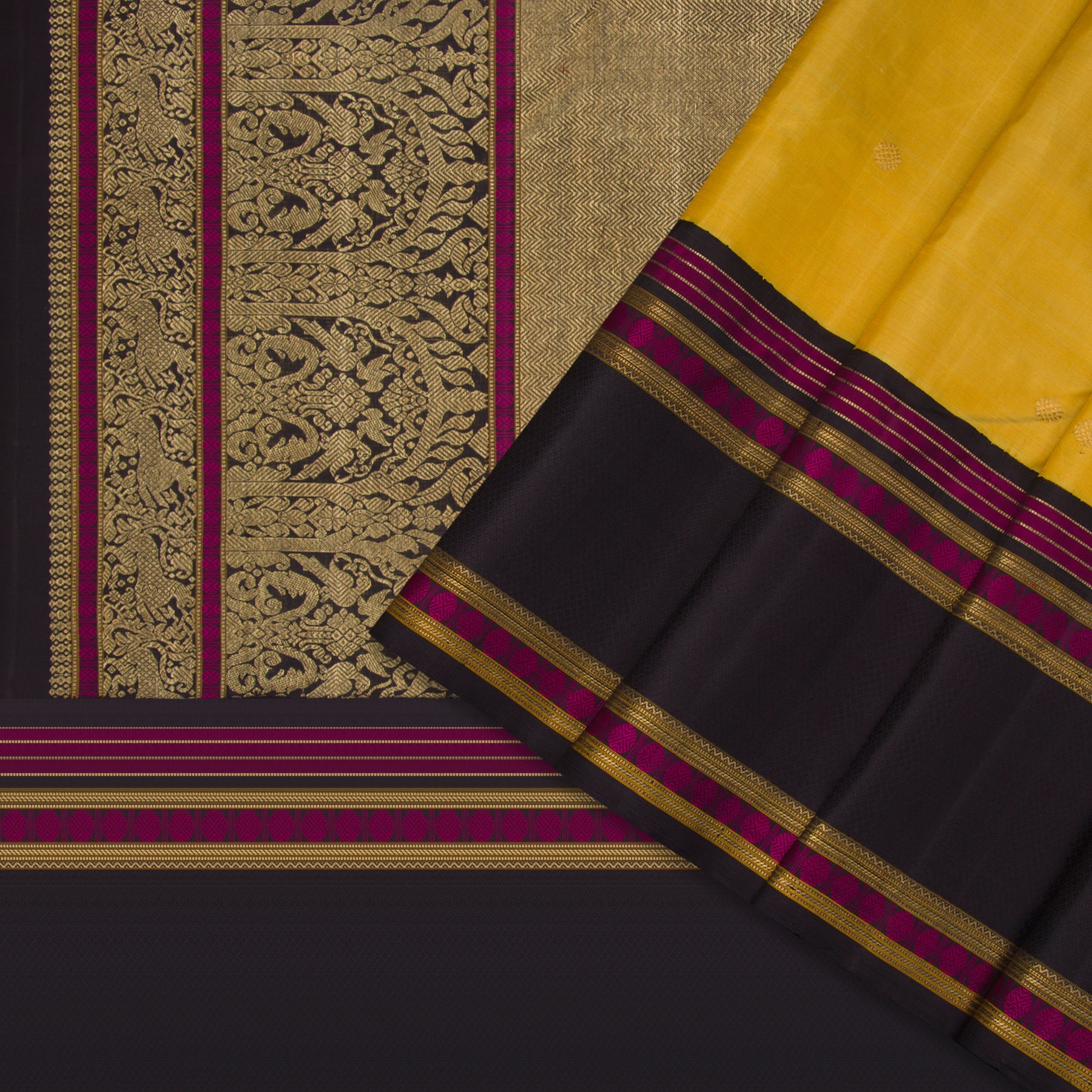 Kanakavalli Kanjivaram Silk Sari 23-040-HS001-00841 - Cover View