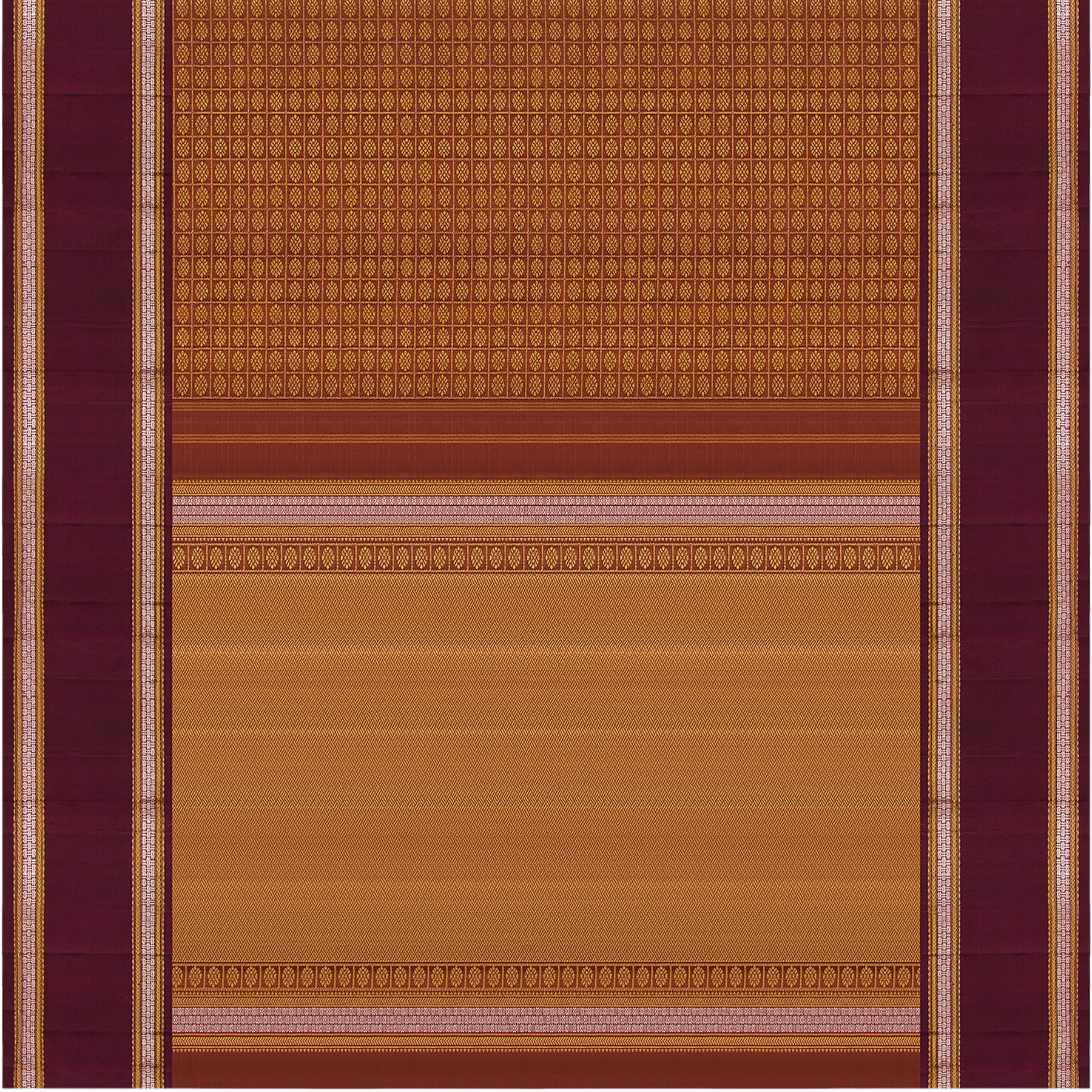 Kanakavalli Kanjivaram Silk Sari 23-040-HS001-00844 - Full View
