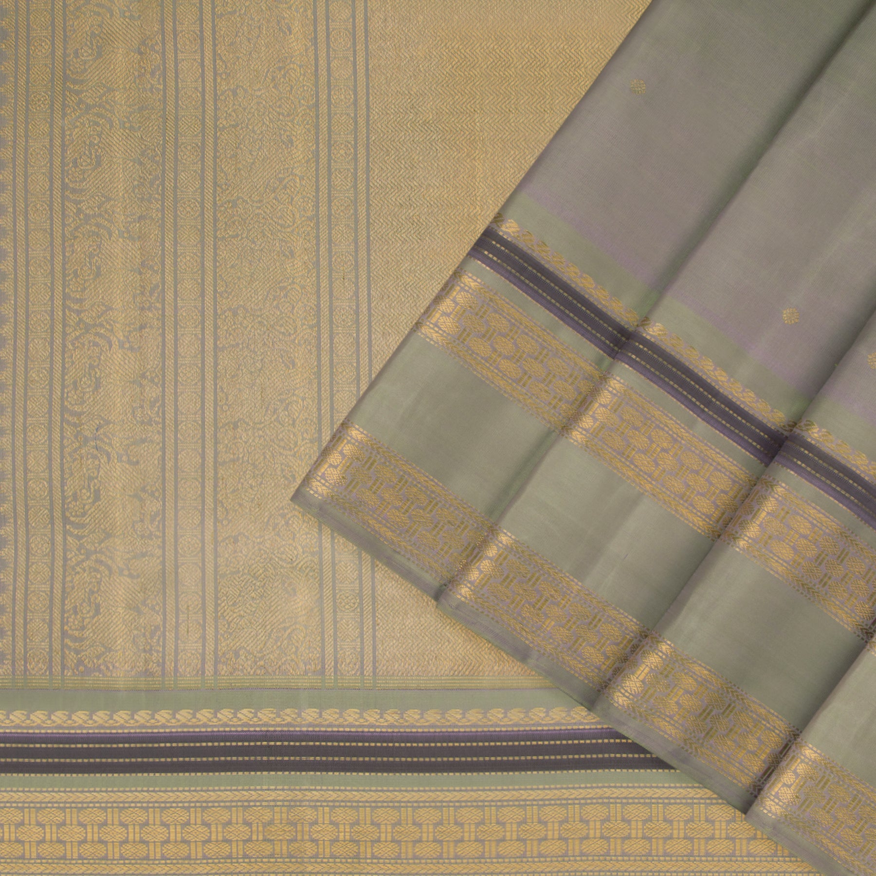 Kanakavalli Kanjivaram Silk Sari 23-040-HS001-00851 - Cover View