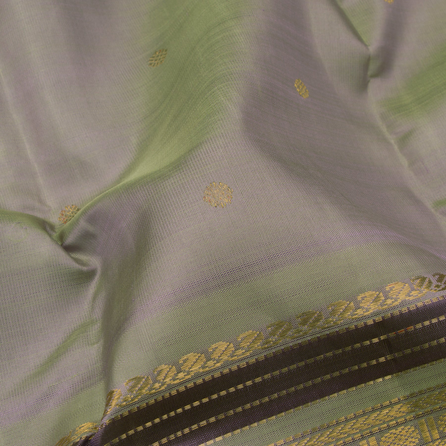 Kanakavalli Kanjivaram Silk Sari 23-040-HS001-00851 - Fabric View