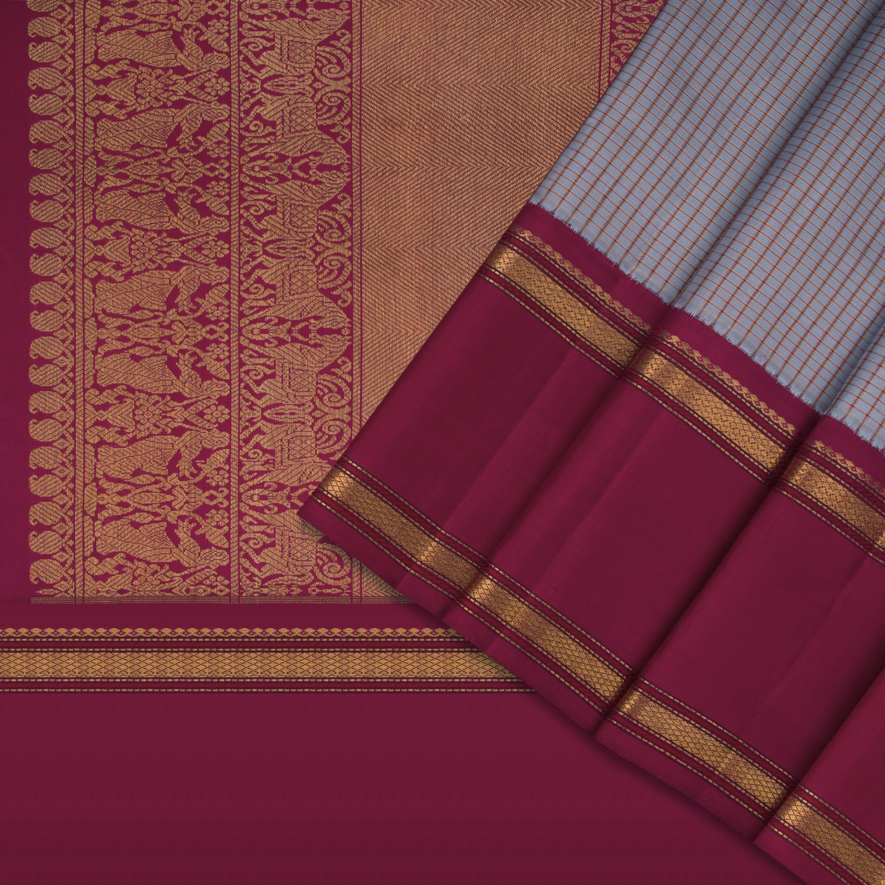 Kanakavalli Kanjivaram Silk Sari 23-040-HS001-00857 - Cover View