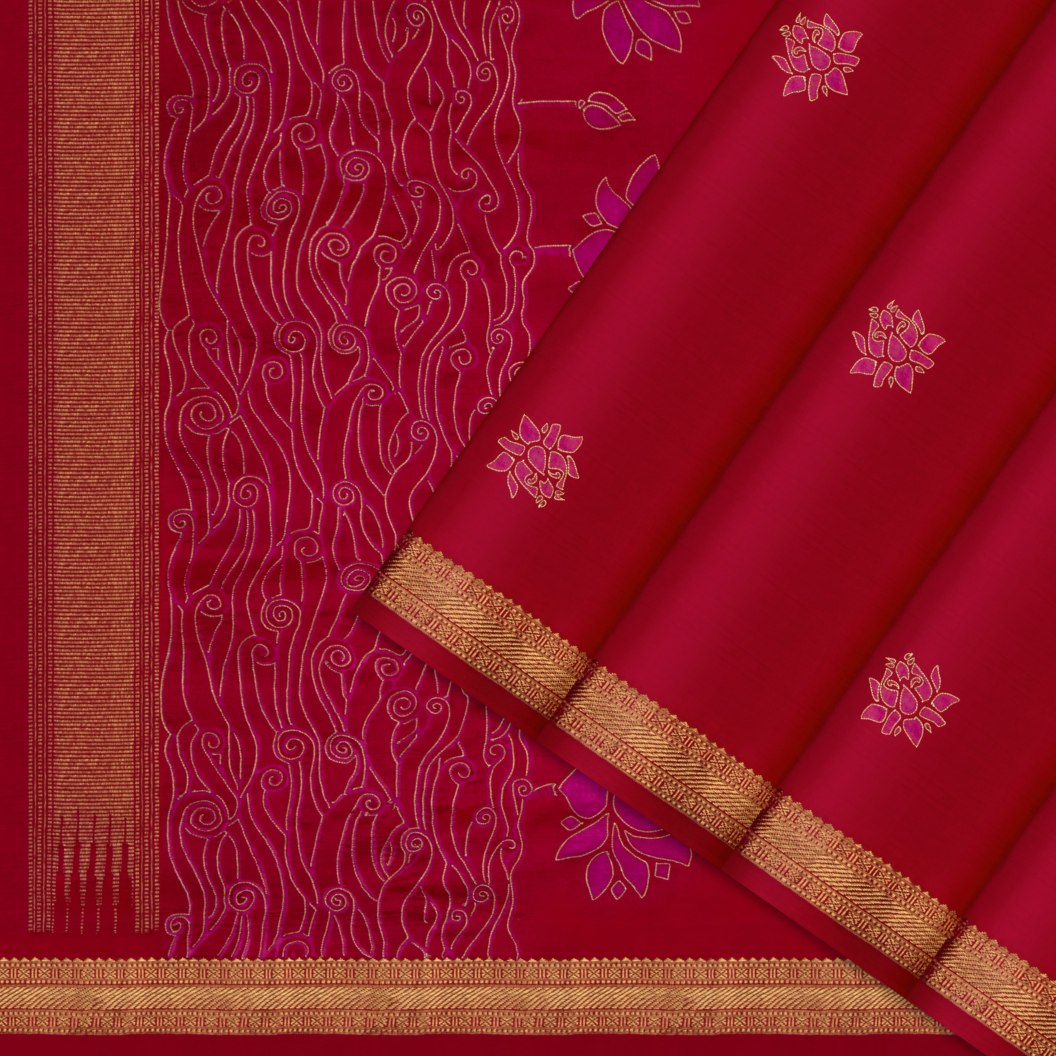 Kanakavalli Kanjivaram Silk Sari 23-040-HS001-00865 - Cover View