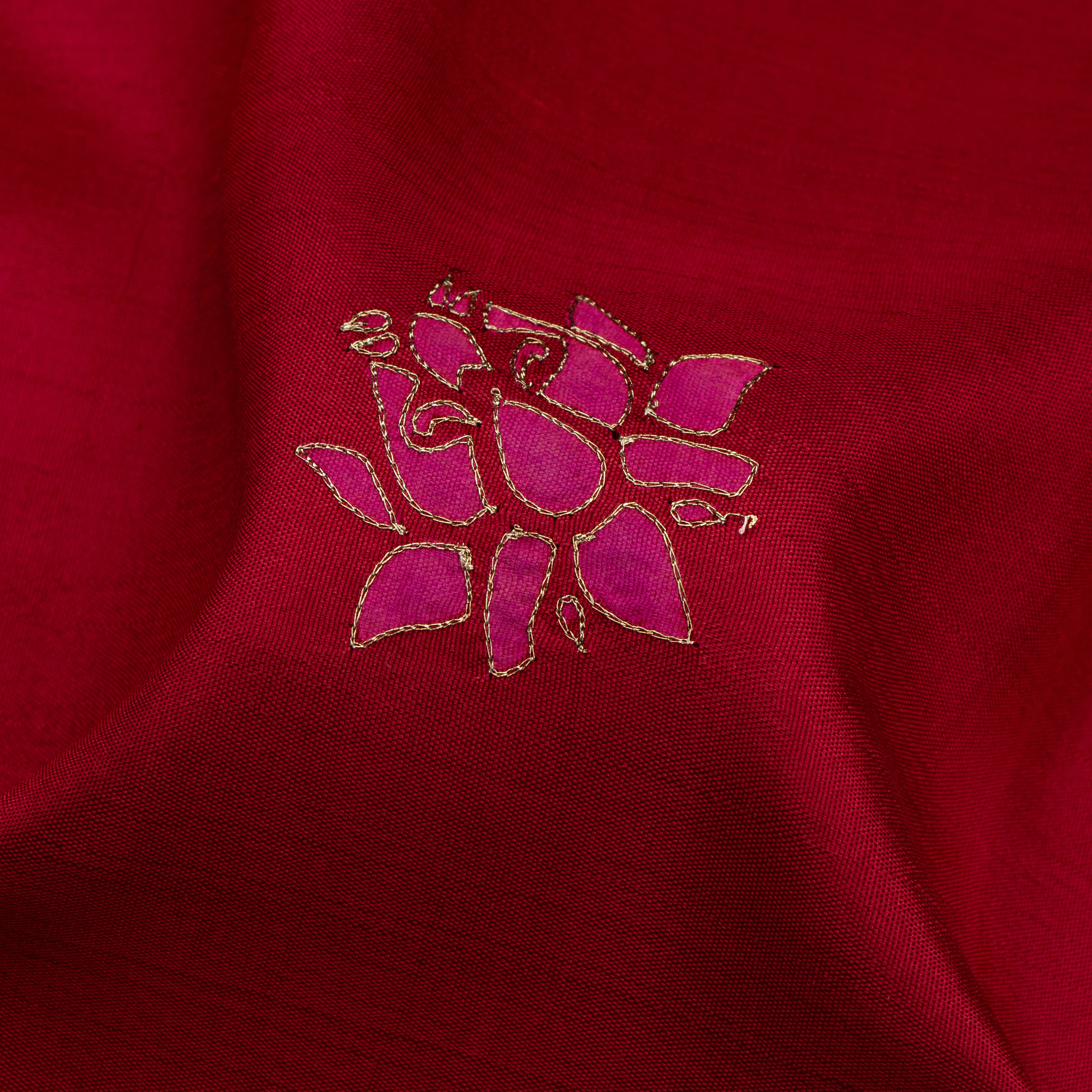 Kanakavalli Kanjivaram Silk Sari 23-040-HS001-00865 - Fabric View