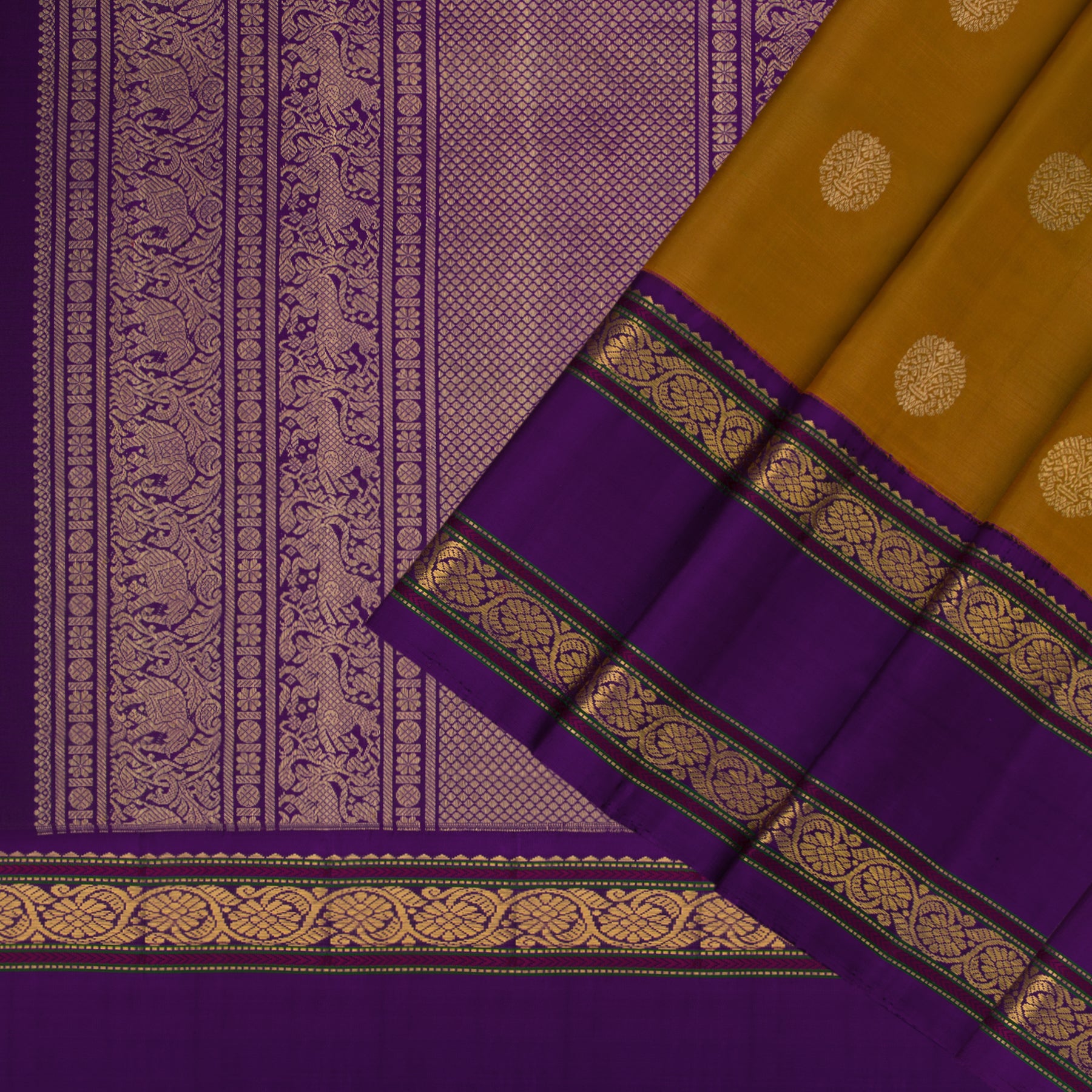 Kanakavalli Kanjivaram Silk Sari 23-040-HS001-00891 - Cover View