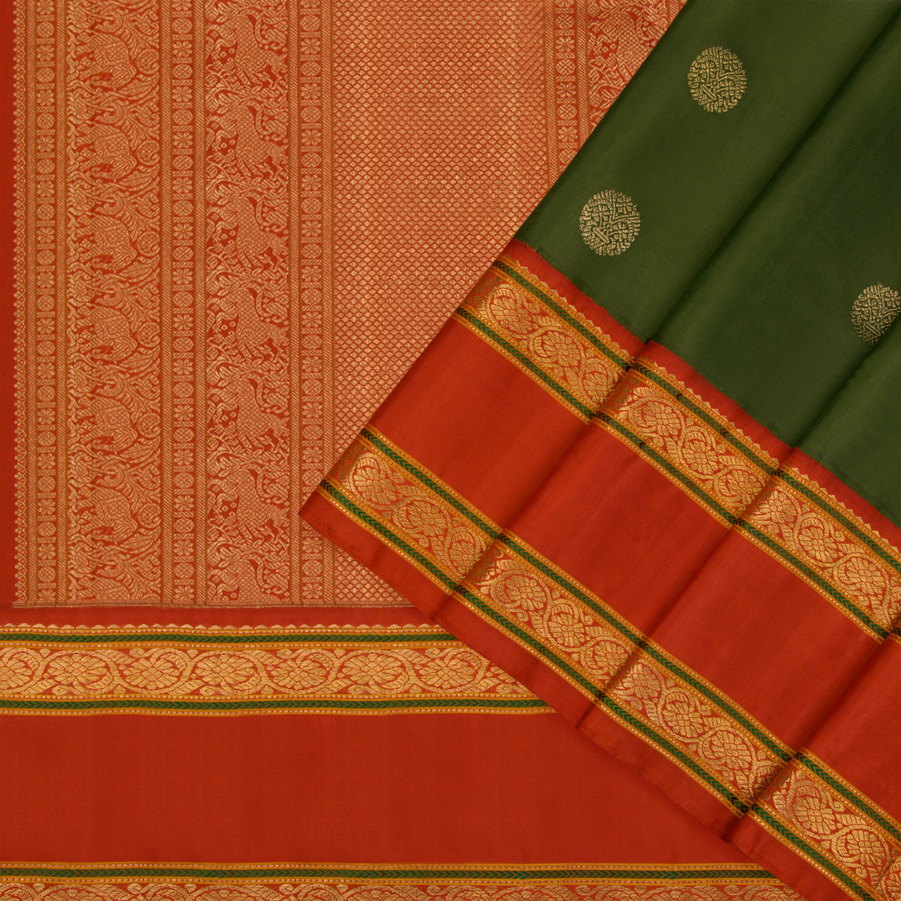 Kanakavalli Kanjivaram Silk Sari 23-040-HS001-01899 - Cover View