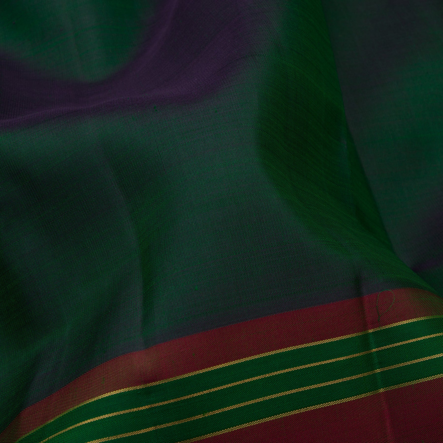 Kanakavalli Kanjivaram Silk Sari 23-040-HS001-03226 - Fabric View