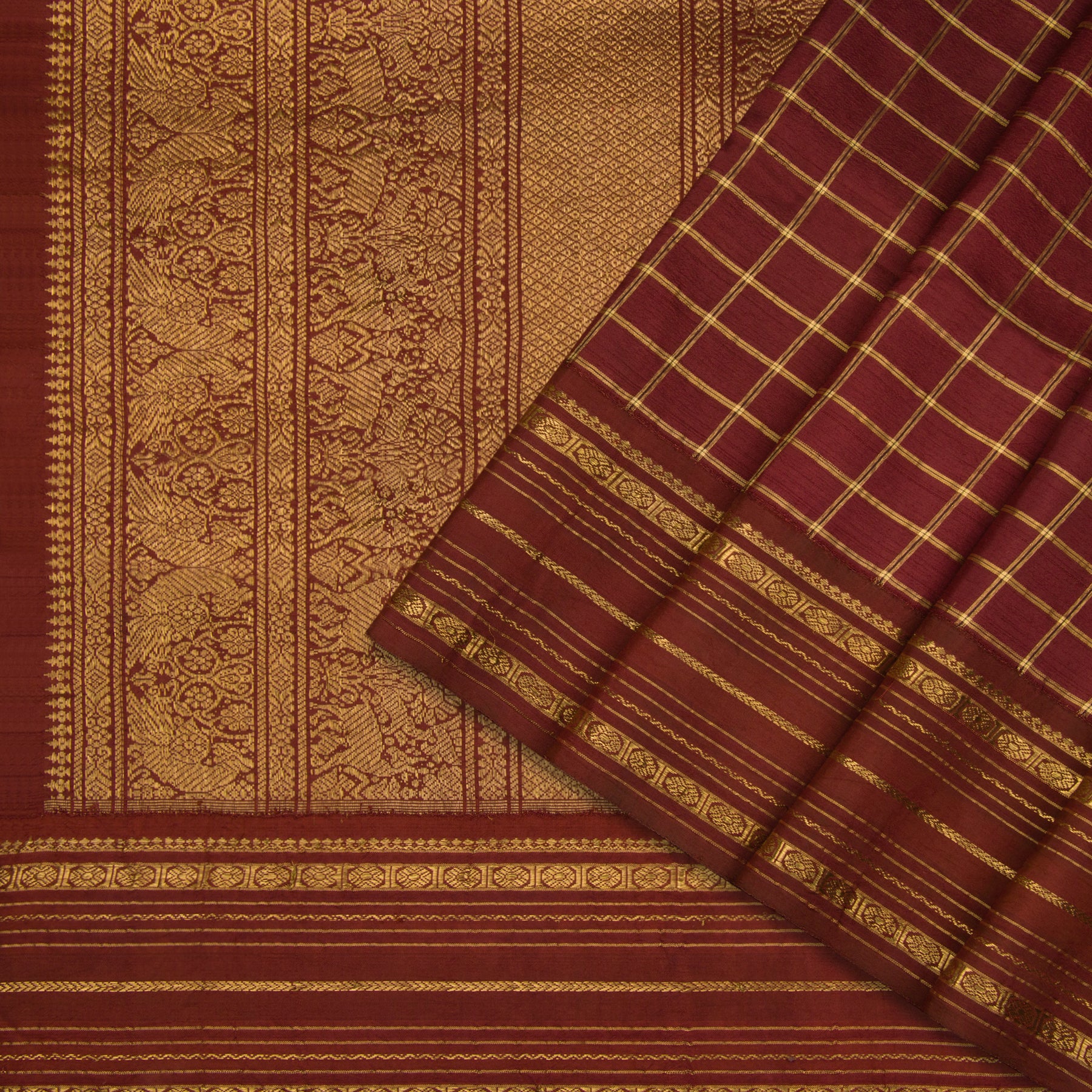 Kanakavalli Kanjivaram Silk Sari 23-040-HS001-03235 - Cover View