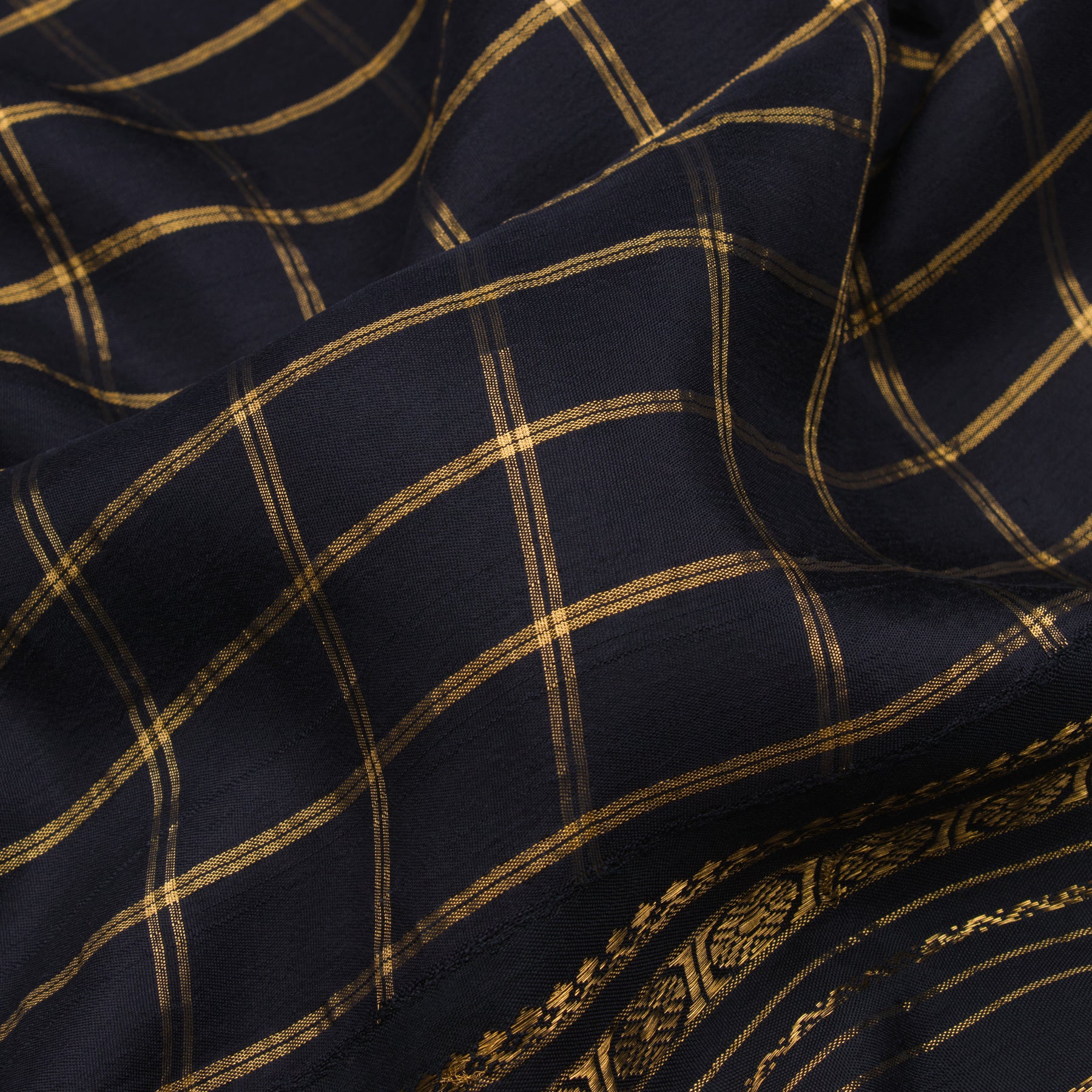 Kanakavalli Kanjivaram Silk Sari 23-040-HS001-03369 - Fabric View