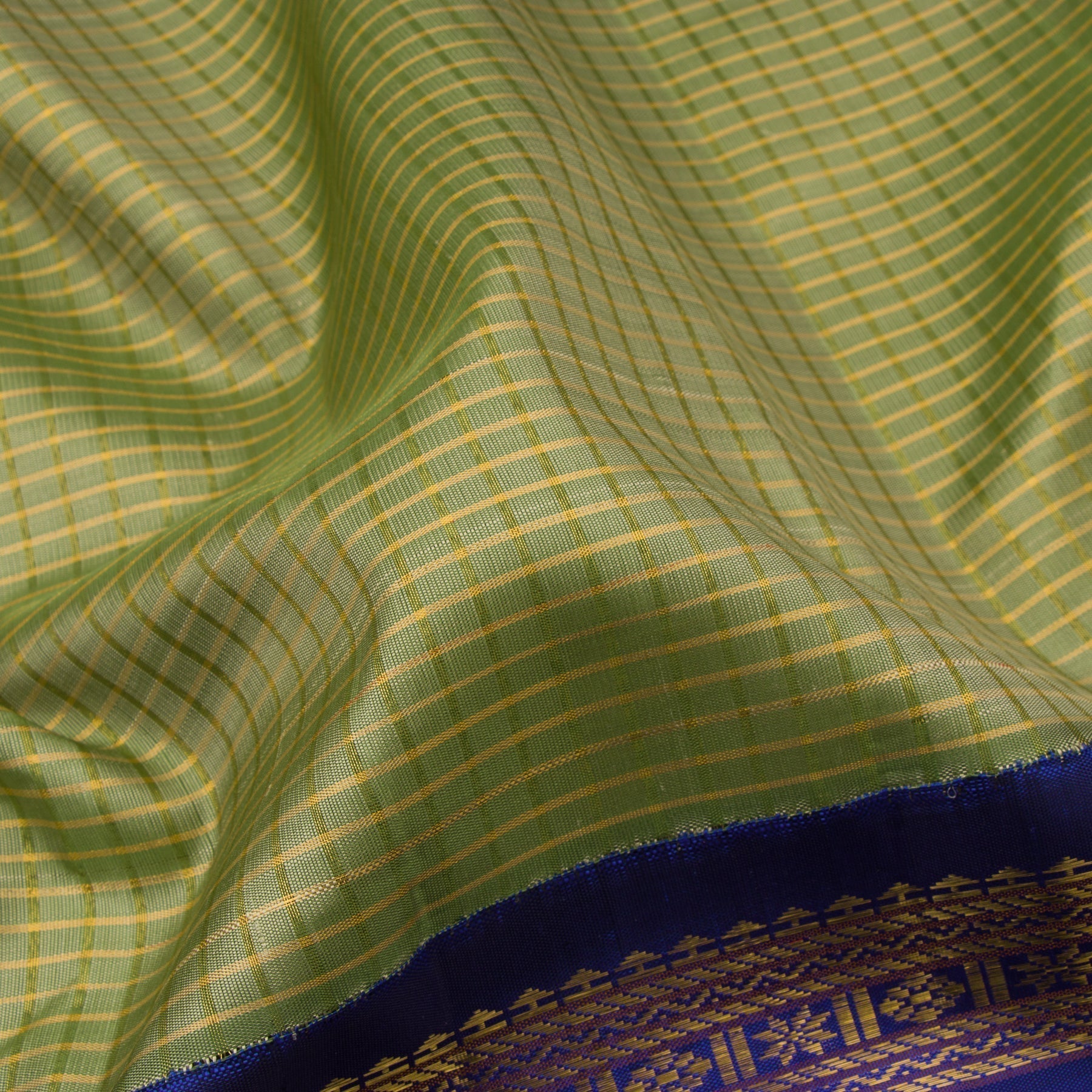 Kanakavalli Kanjivaram Silk Sari 23-040-HS001-03386 - Fabric View