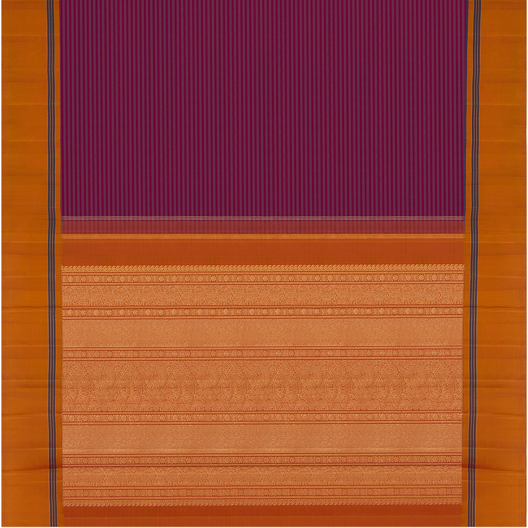 Kanakavalli Kanjivaram Silk Sari 23-040-HS001-04581 - Full View