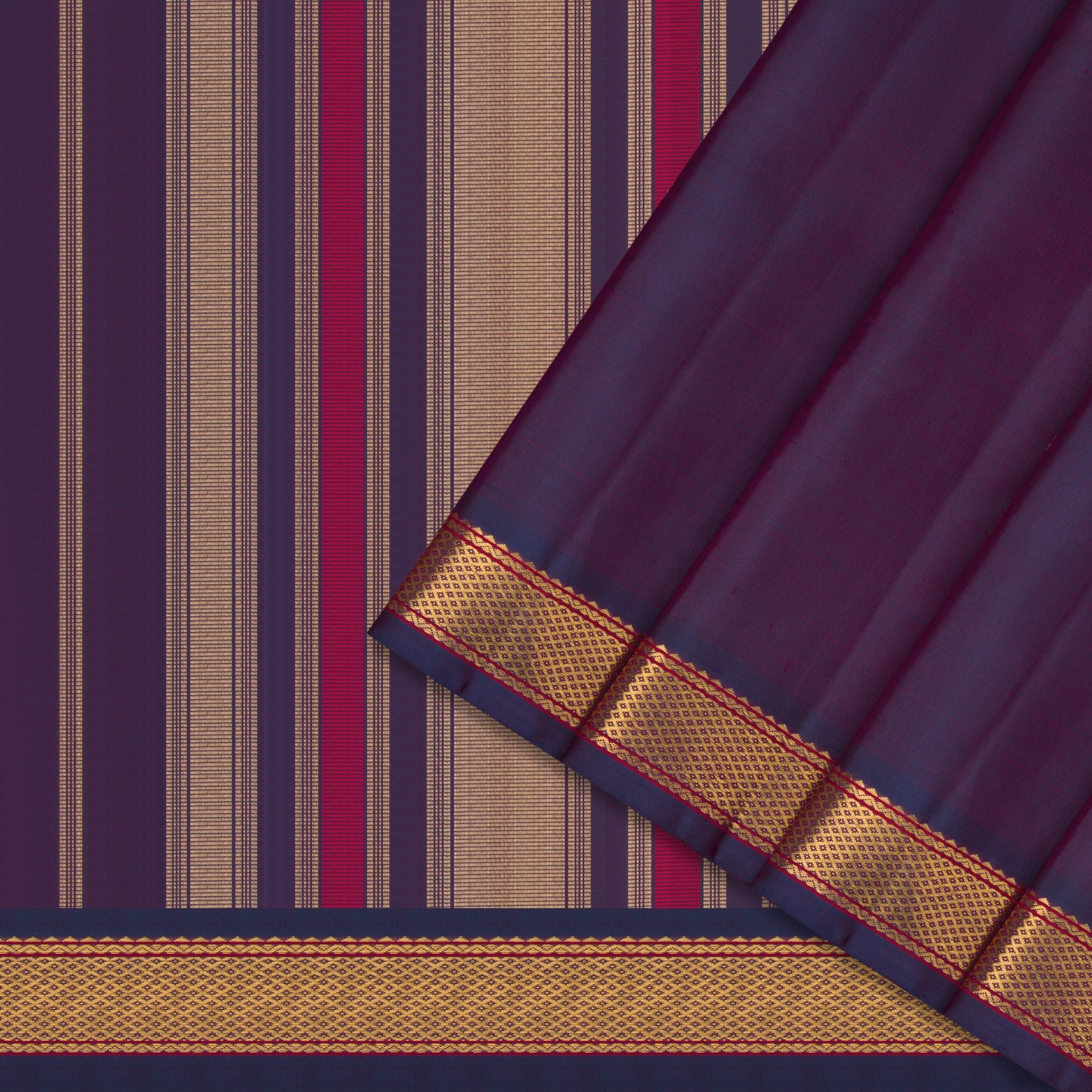 Kanakavalli Kanjivaram Silk Sari 23-040-HS001-04603 - Cover View