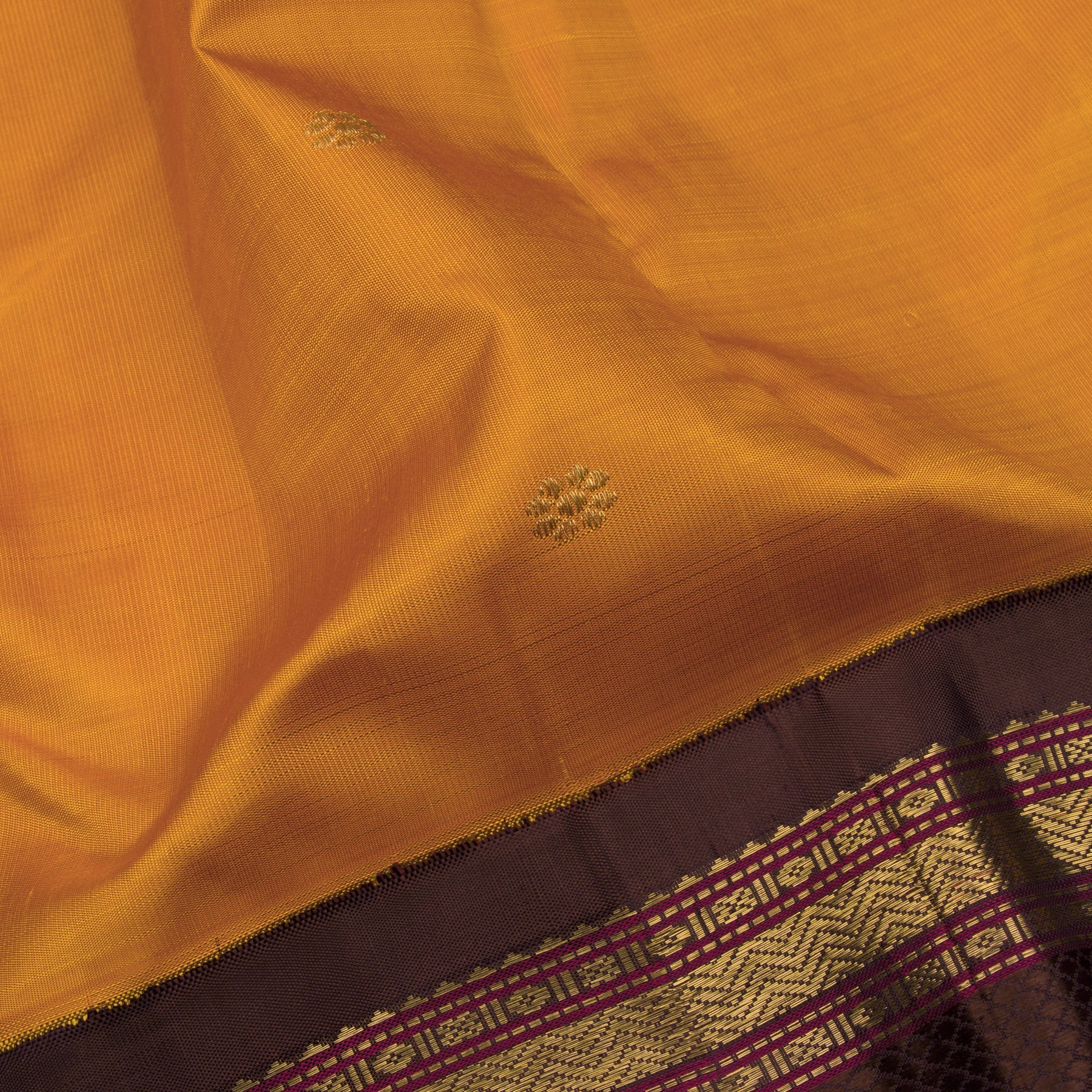 Kanakavalli Kanjivaram Silk Sari 23-040-HS001-06262 - Fabric View