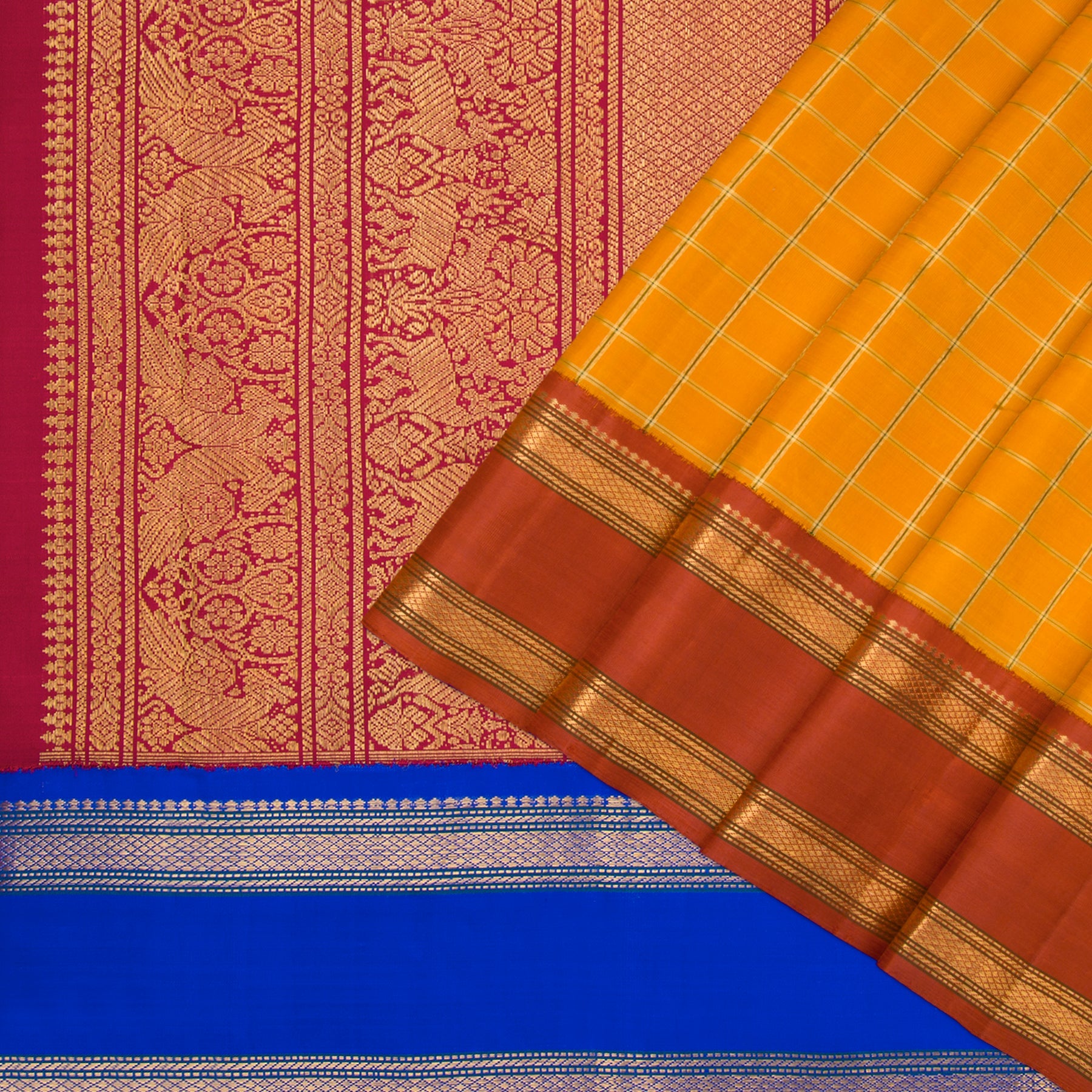 Kanakavalli Kanjivaram Silk Sari 23-040-HS001-06265 - Cover View