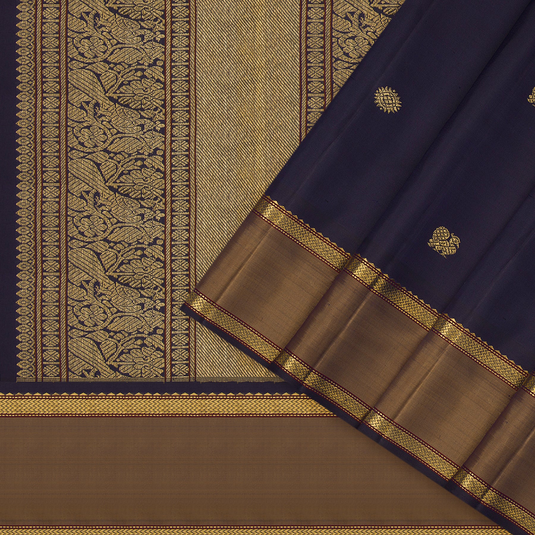 Kanakavalli Kanjivaram Silk Sari 23-040-HS001-06270 - Cover View