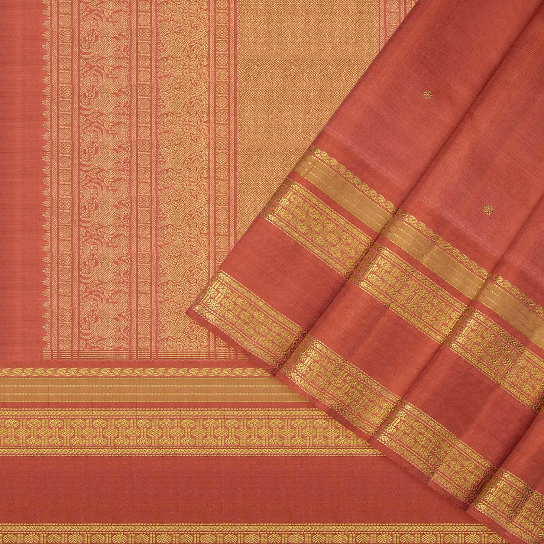 Kanakavalli Kanjivaram Silk Sari 23-040-HS001-09296 - Cover View