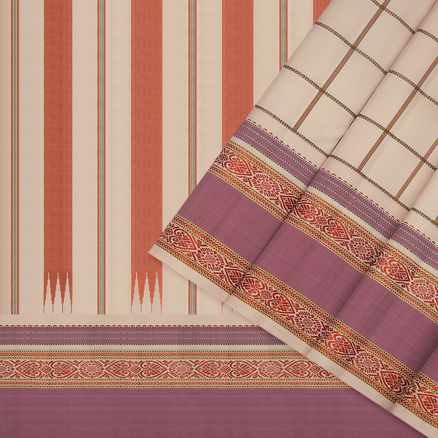 Kanakavalli Kanjivaram Silk Sari 23-040-HS001-10315 - Cover View