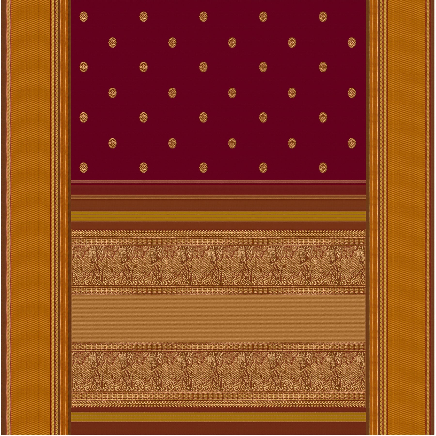 Kanakavalli Kanjivaram Silk Sari 23-040-HS001-10316 - Full View