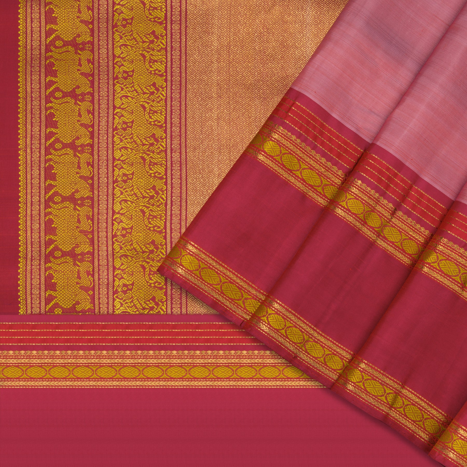 Kanakavalli Kanjivaram Silk Sari 23-040-HS001-10318 - Cover View
