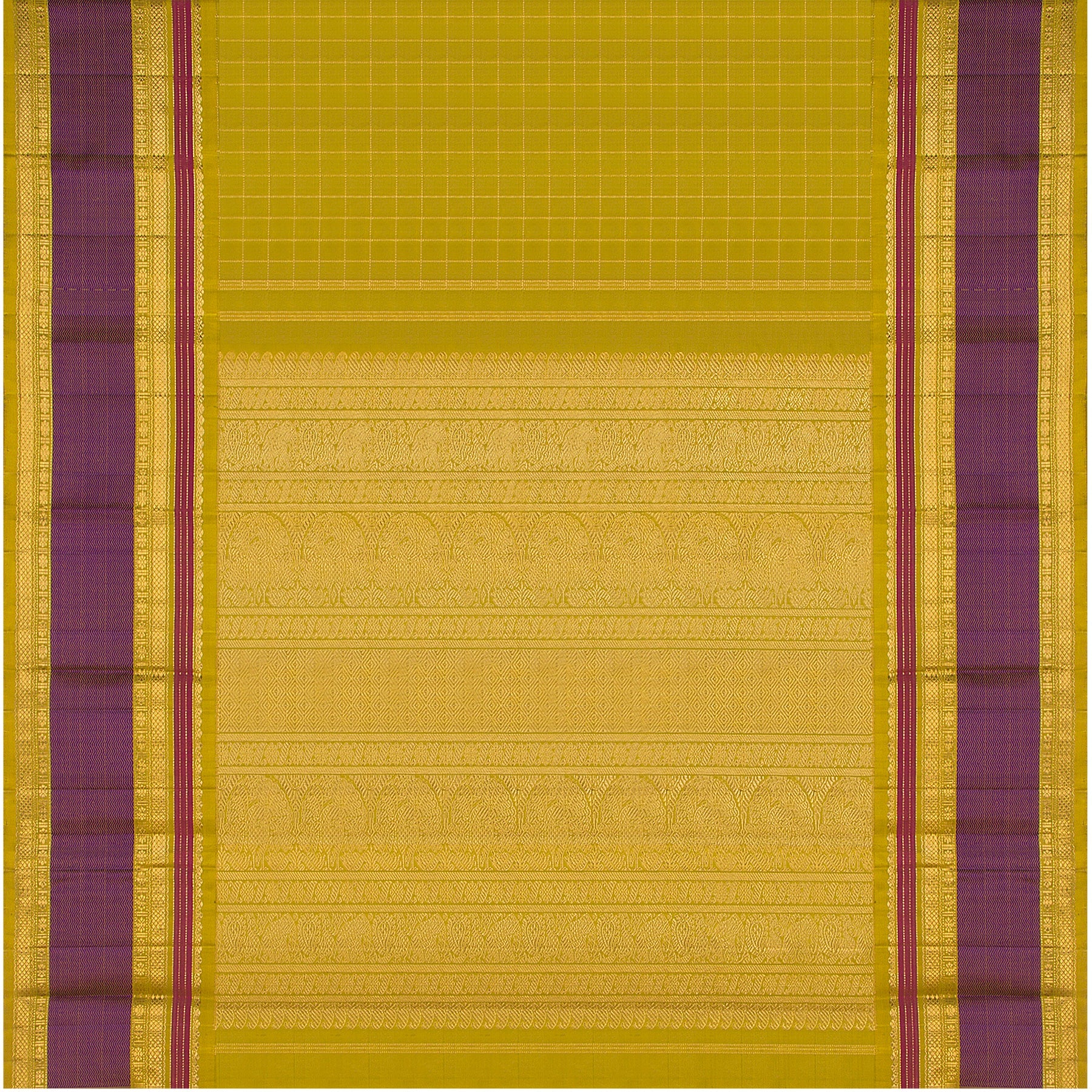 Kanakavalli Kanjivaram Silk Sari 23-040-HS001-11074 - Full View