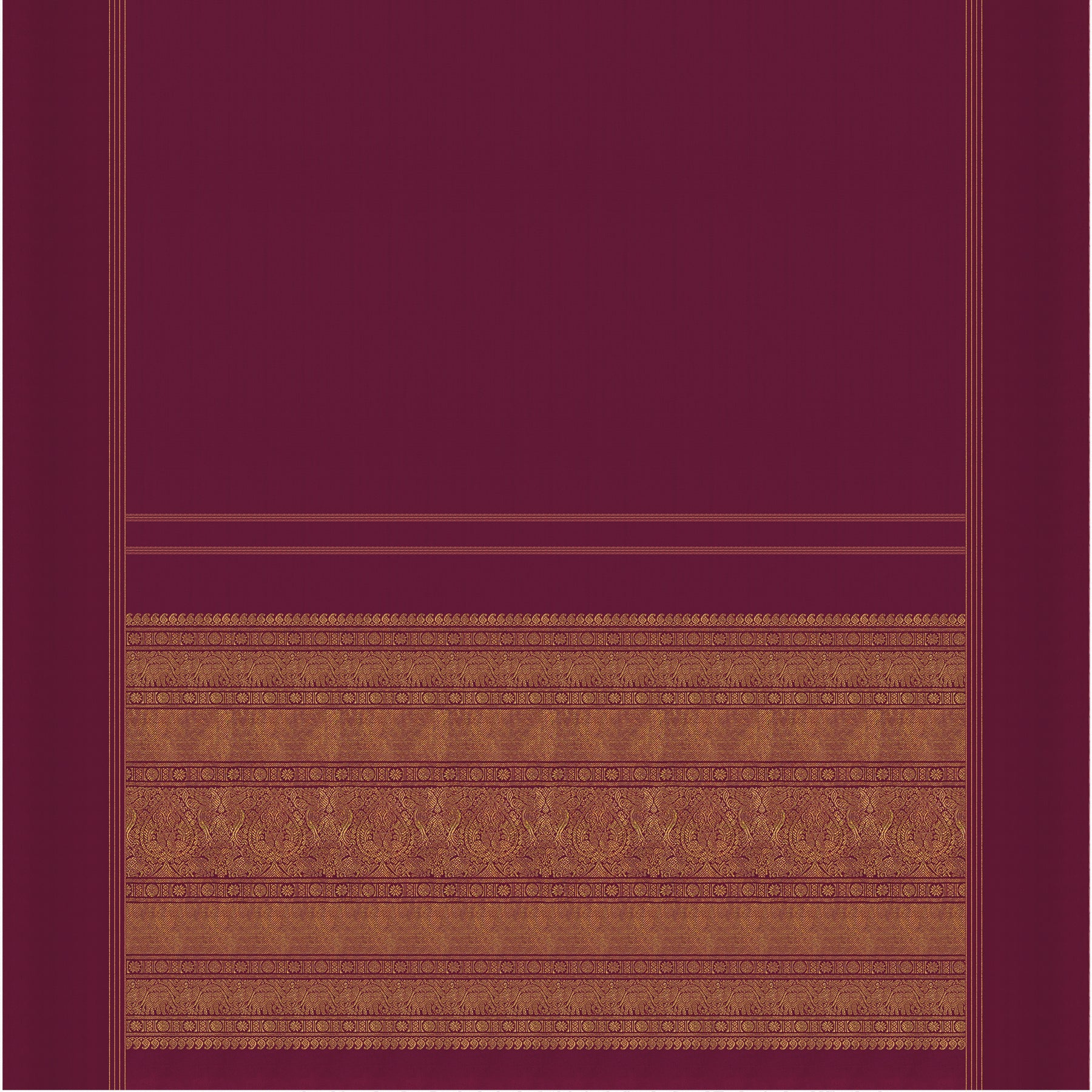 Kanakavalli Kanjivaram Silk Sari 23-040-HS001-11077 - Full View