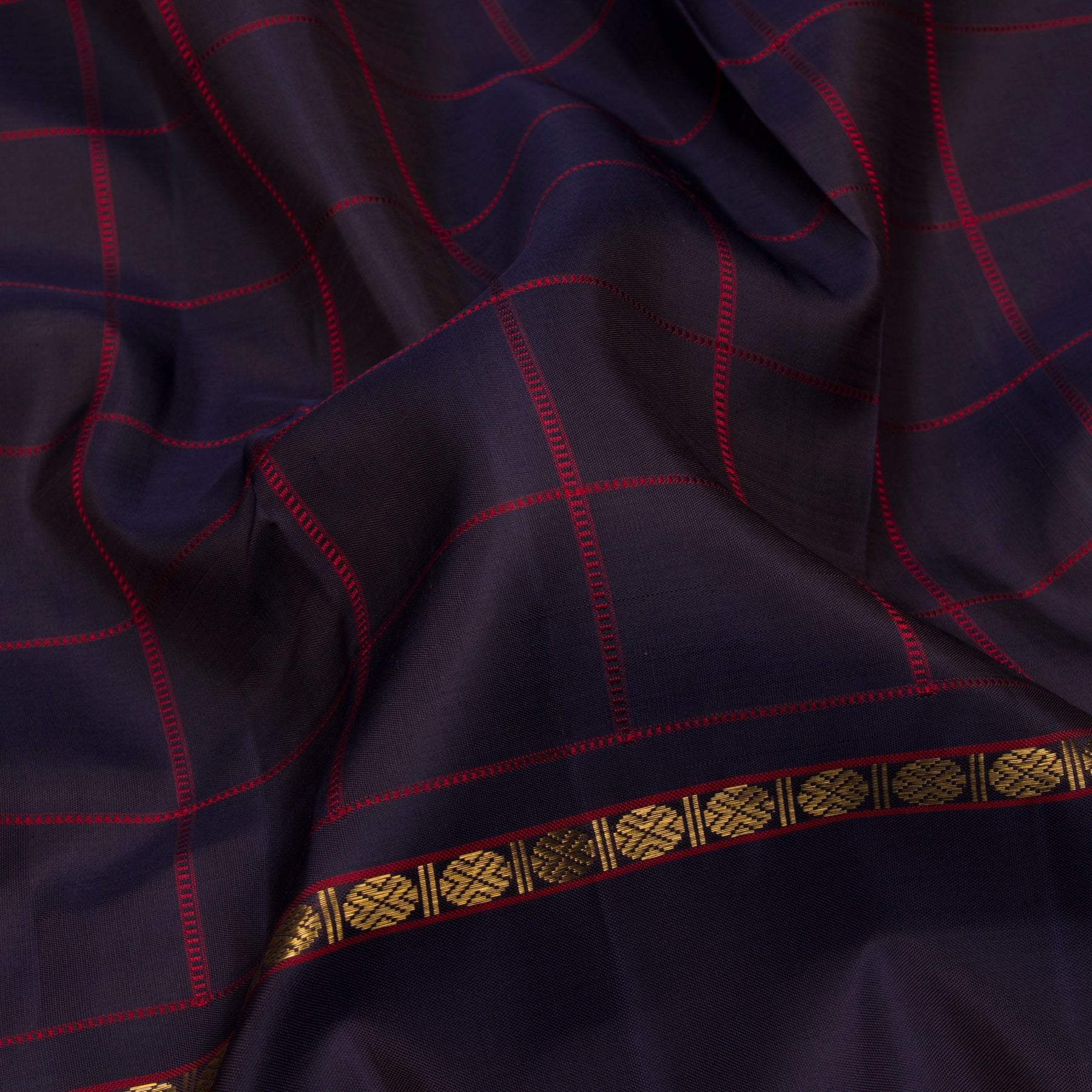 Kanakavalli Kanjivaram Silk Sari 23-040-HS001-11080 - Fabric View