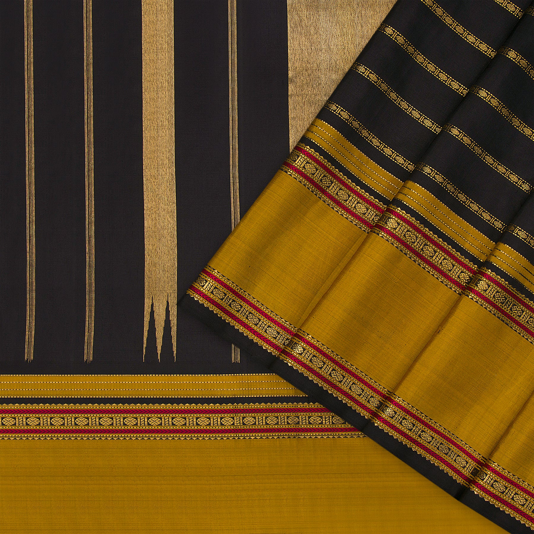 Kanakavalli Kanjivaram Silk Sari 23-040-HS001-11094 - Cover View