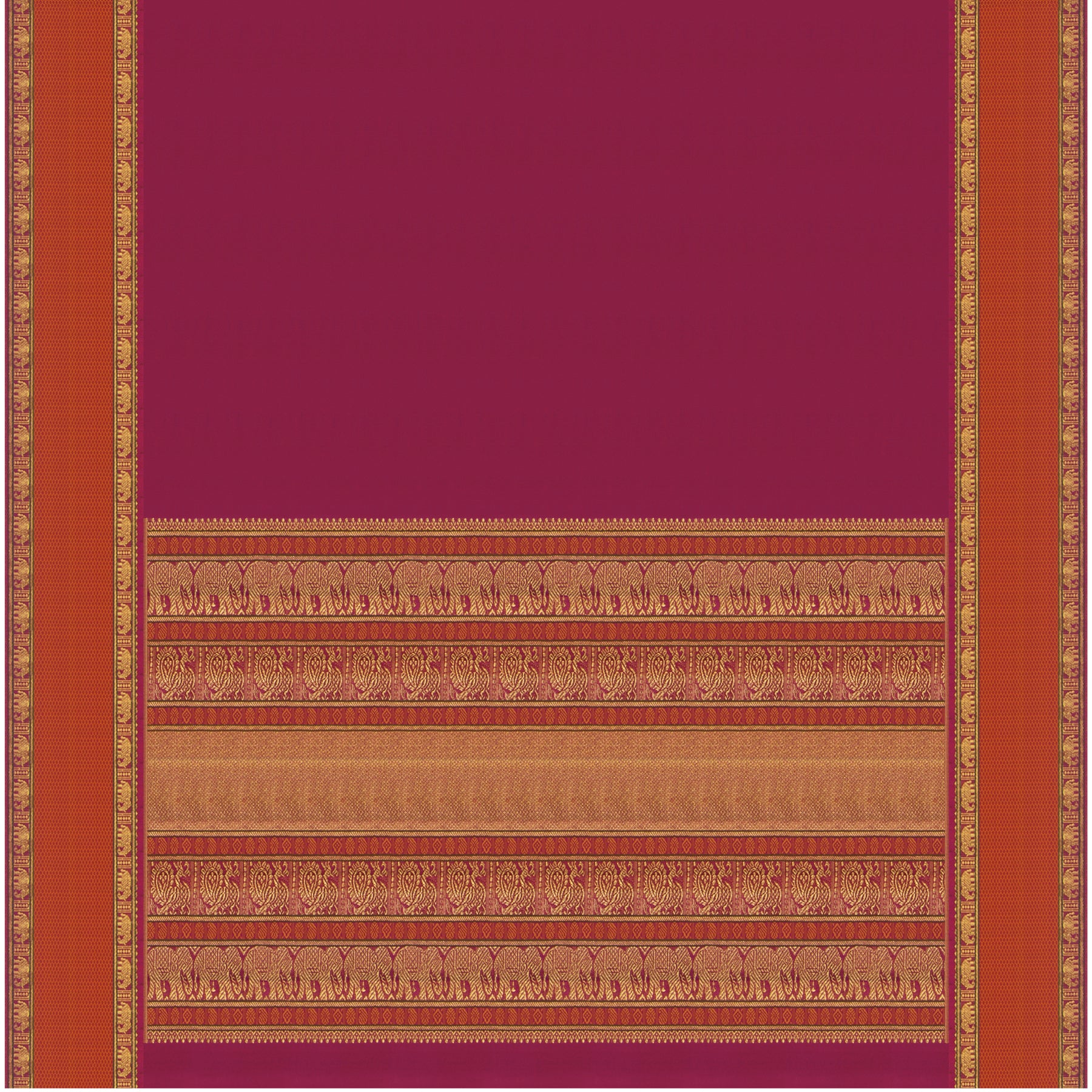 Kanakavalli Kanjivaram Silk Sari 23-040-HS001-11569 - Full View