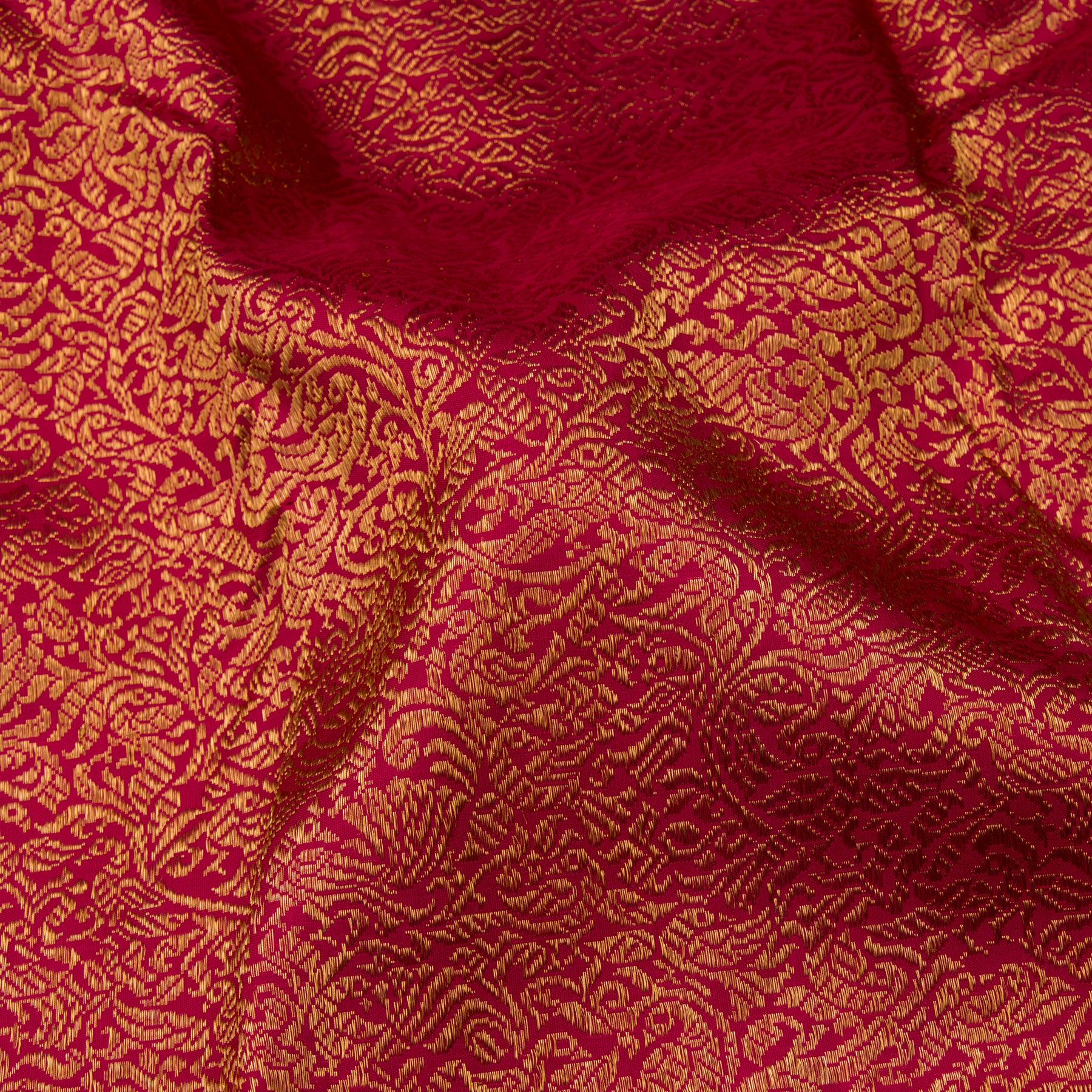Kanakavalli Kanjivaram Silk Sari 23-040-HS001-11778 - Fabric View